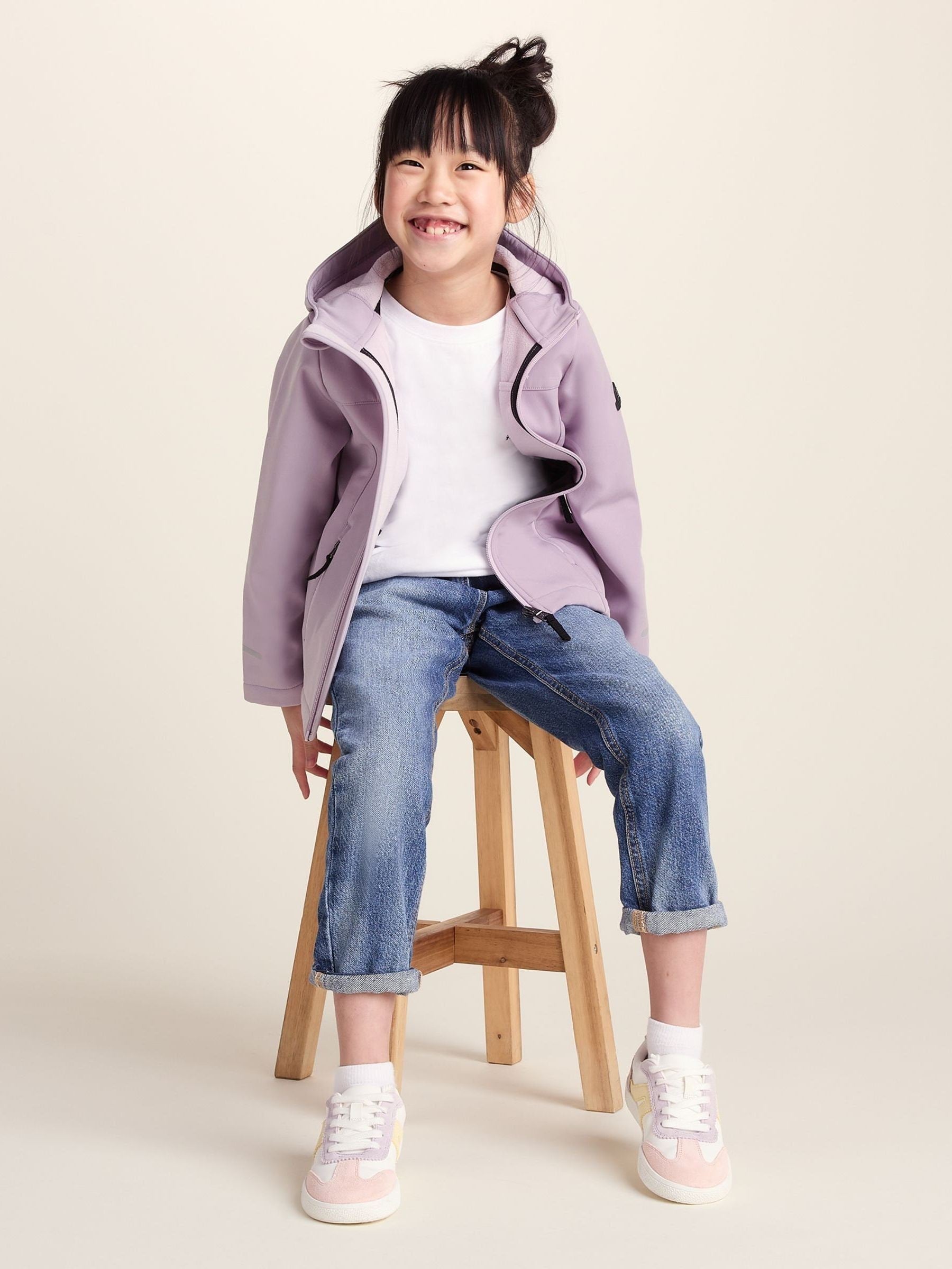 Dsiney Kidz - Tog 24 Lilac Purple Koroma Softshell Hooded Jacket image 4