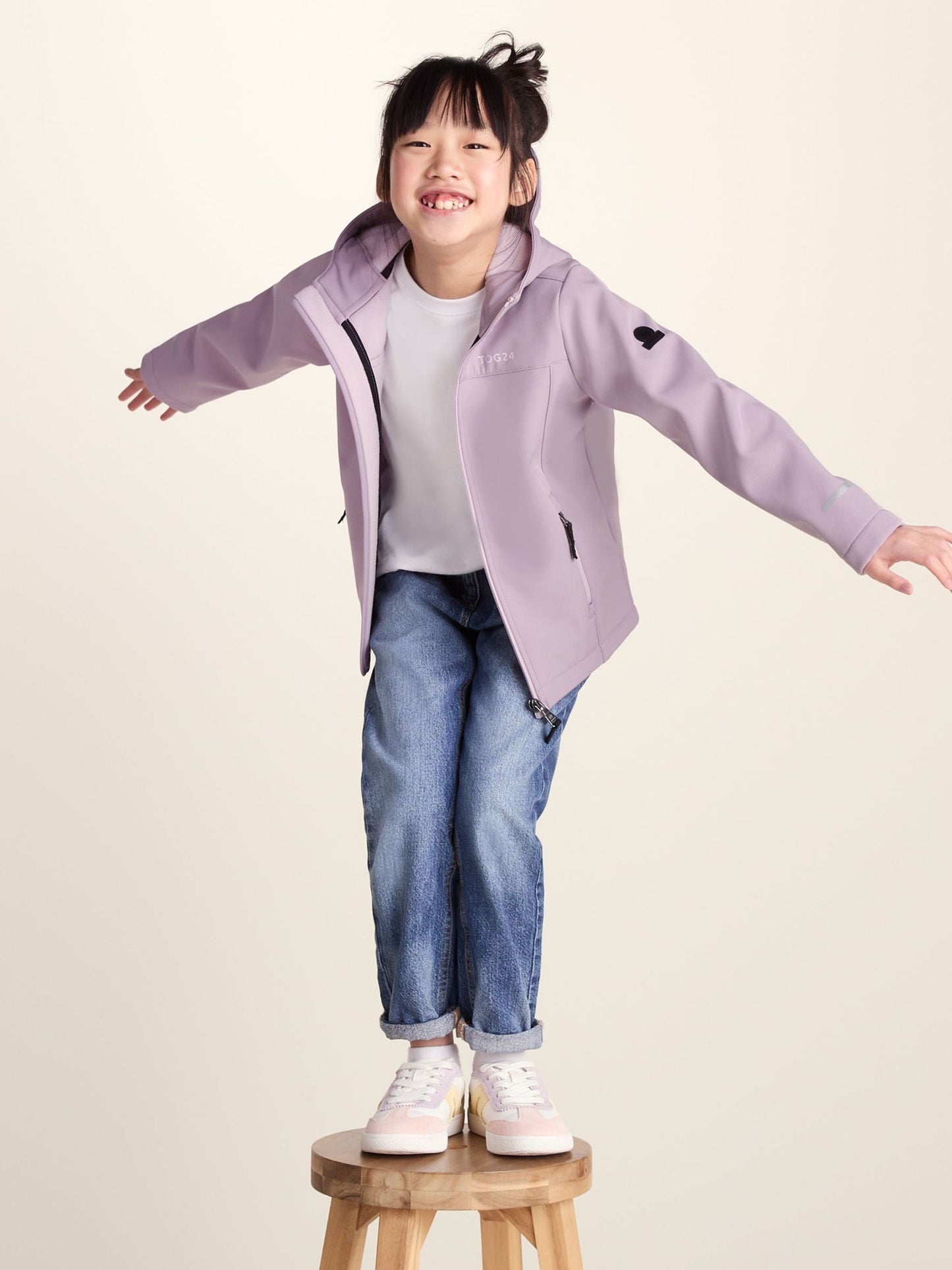 Dsiney Kidz - Tog 24 Lilac Purple Koroma Softshell Hooded Jacket image 5