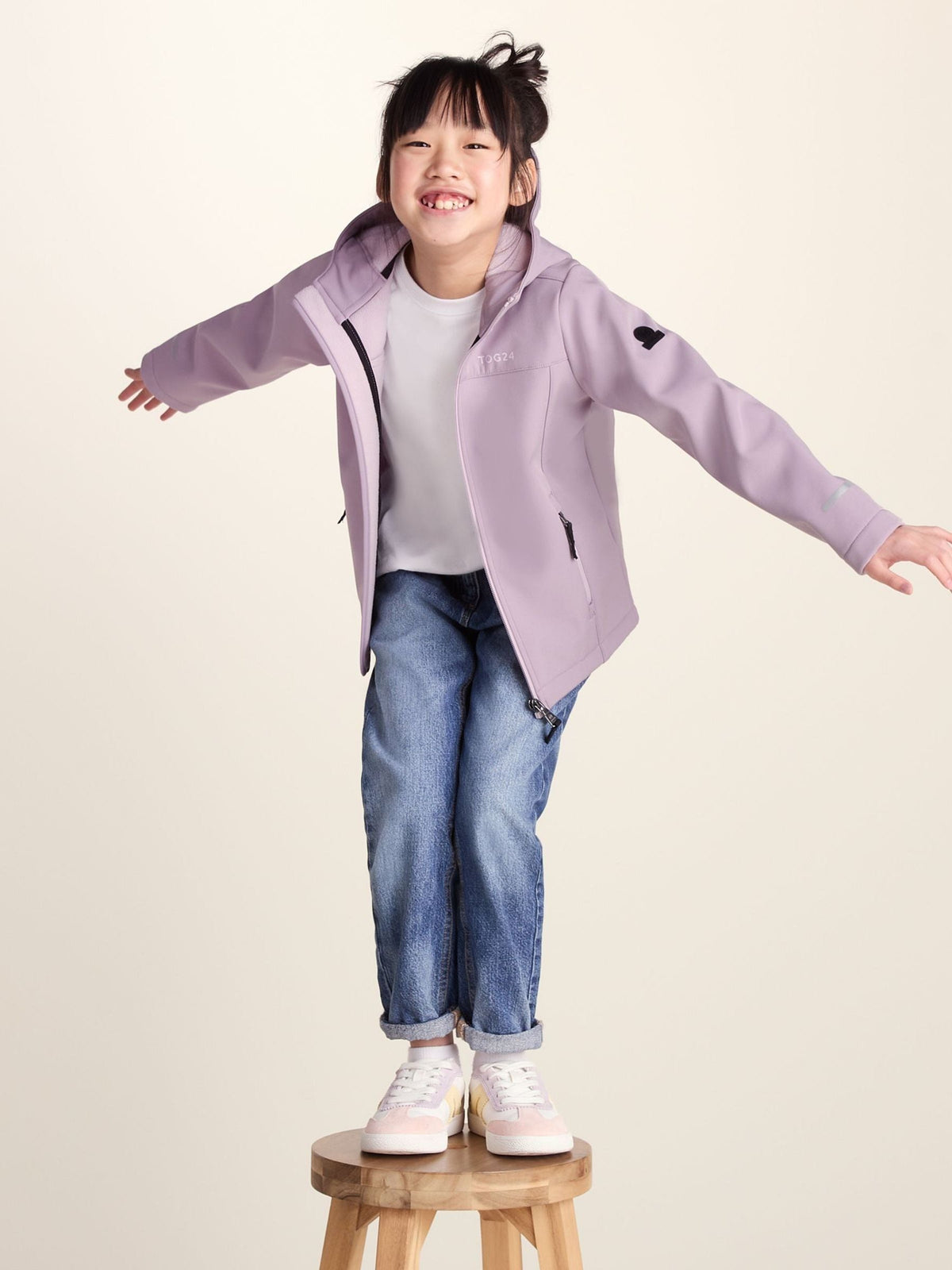 Dsiney Kidz - Tog 24 Lilac Purple Koroma Softshell Hooded Jacket image 5