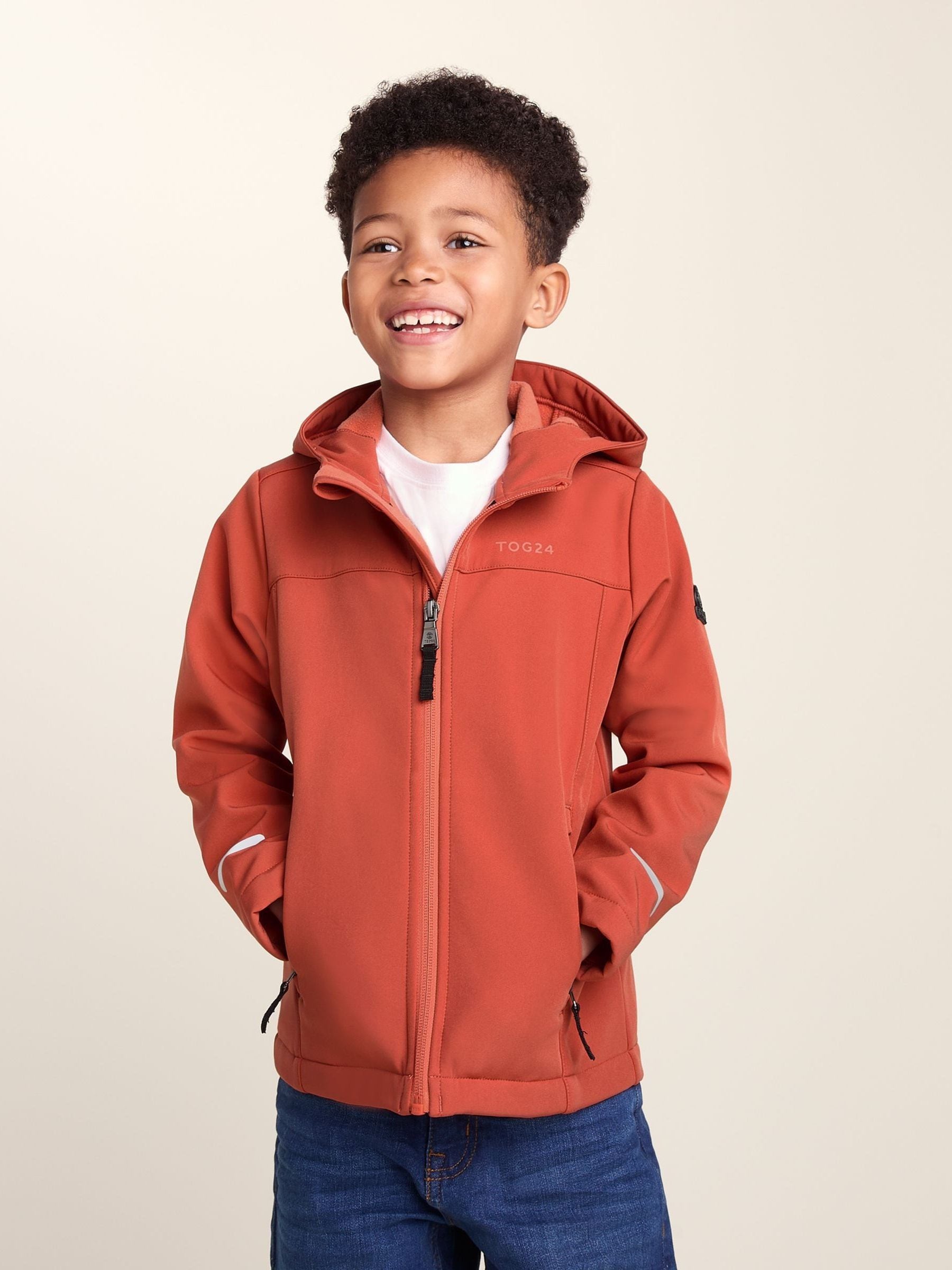 Dsiney Kidz - Tog 24 Orange Koroma Softshell Hooded Jacket image 1
