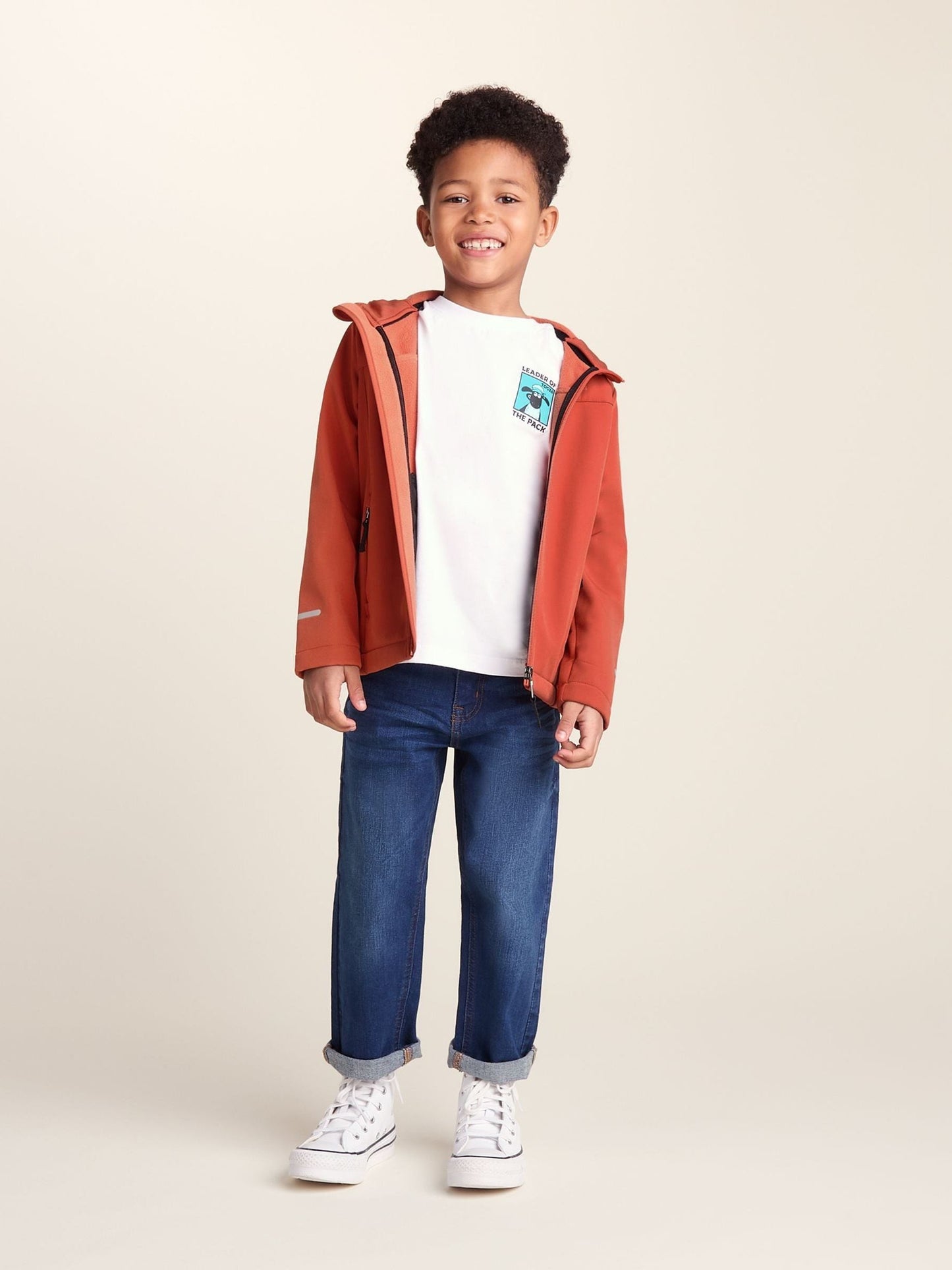 Dsiney Kidz - Tog 24 Orange Koroma Softshell Hooded Jacket image 2