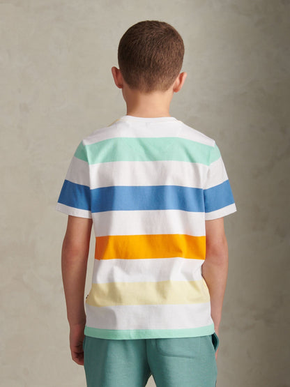 Dsiney Kidz - U.S. Polo Assn White Block Stripe T-Shirt image 4