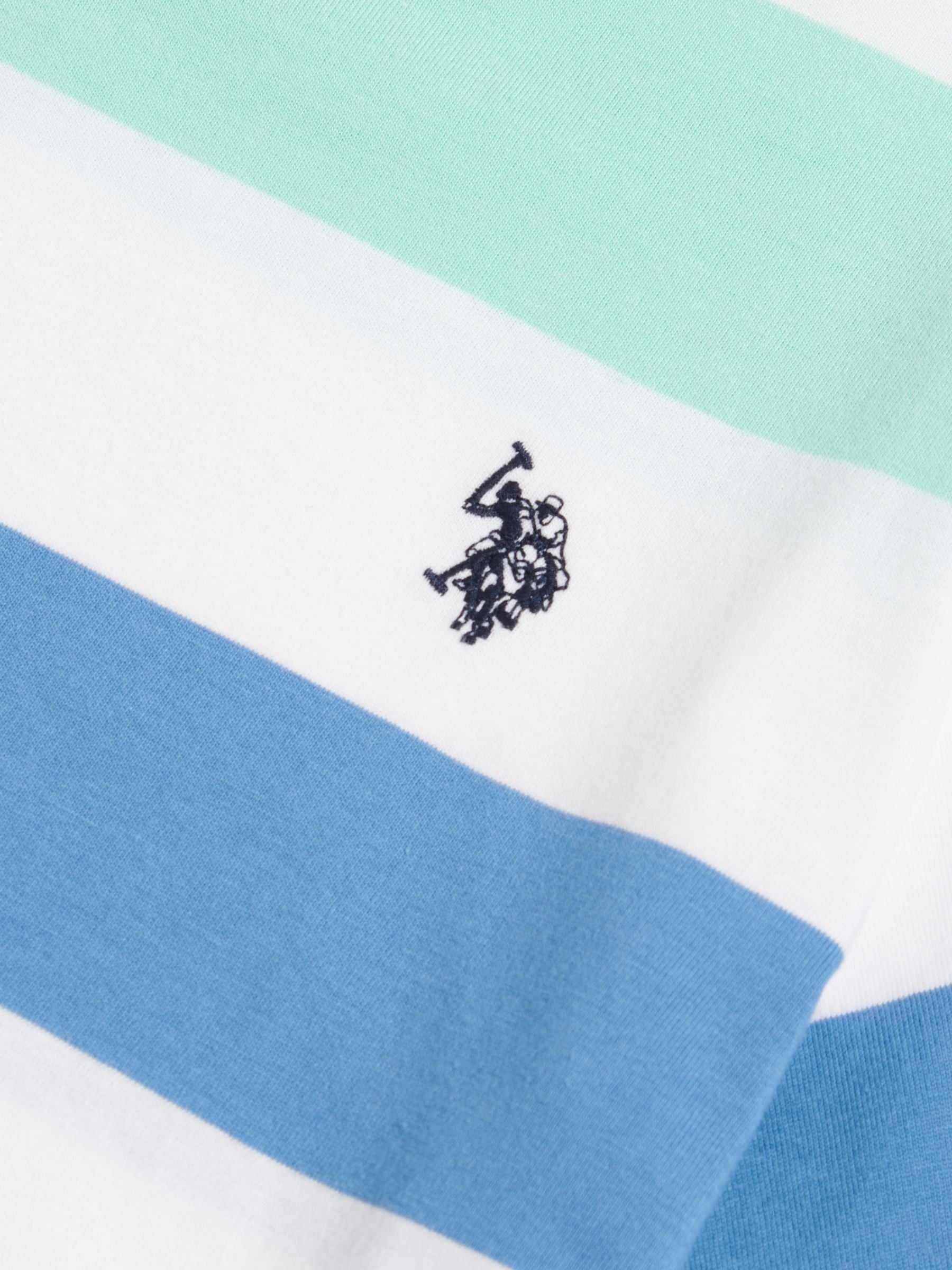 Dsiney Kidz - U.S. Polo Assn White Block Stripe T-Shirt image 8