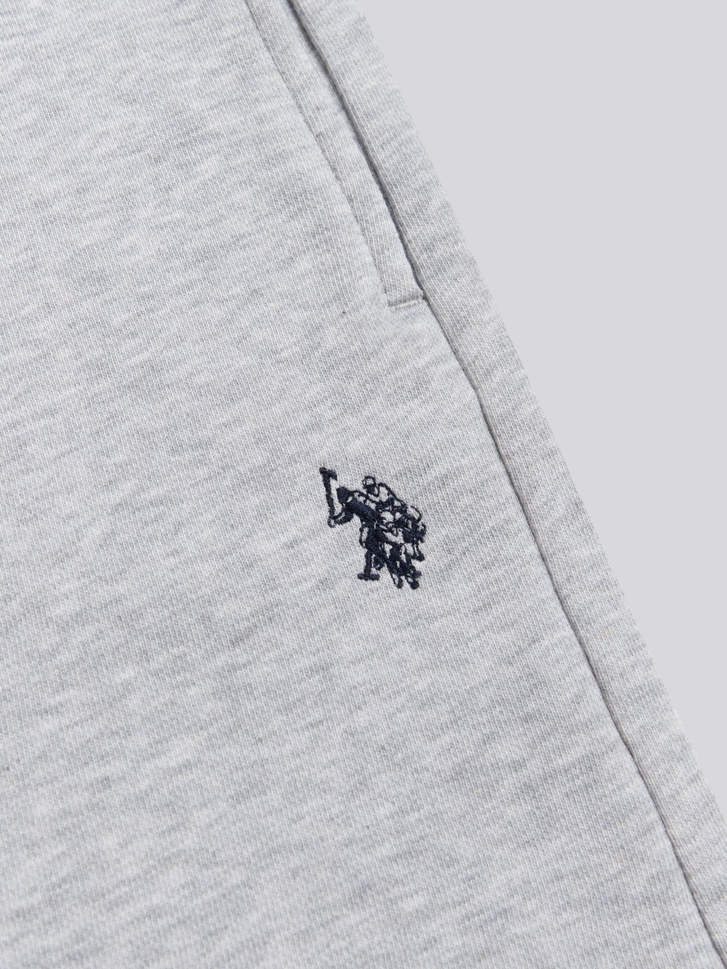 Dsiney Kidz - U.S. Polo Assn. Grey Double Horsemen Sweat Shorts image 7
