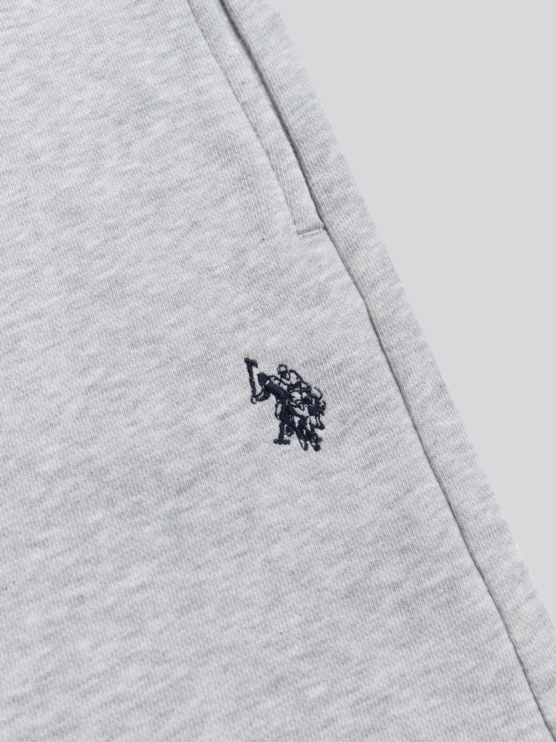Dsiney Kidz - U.S. Polo Assn. Grey Double Horsemen Sweat Shorts image 7