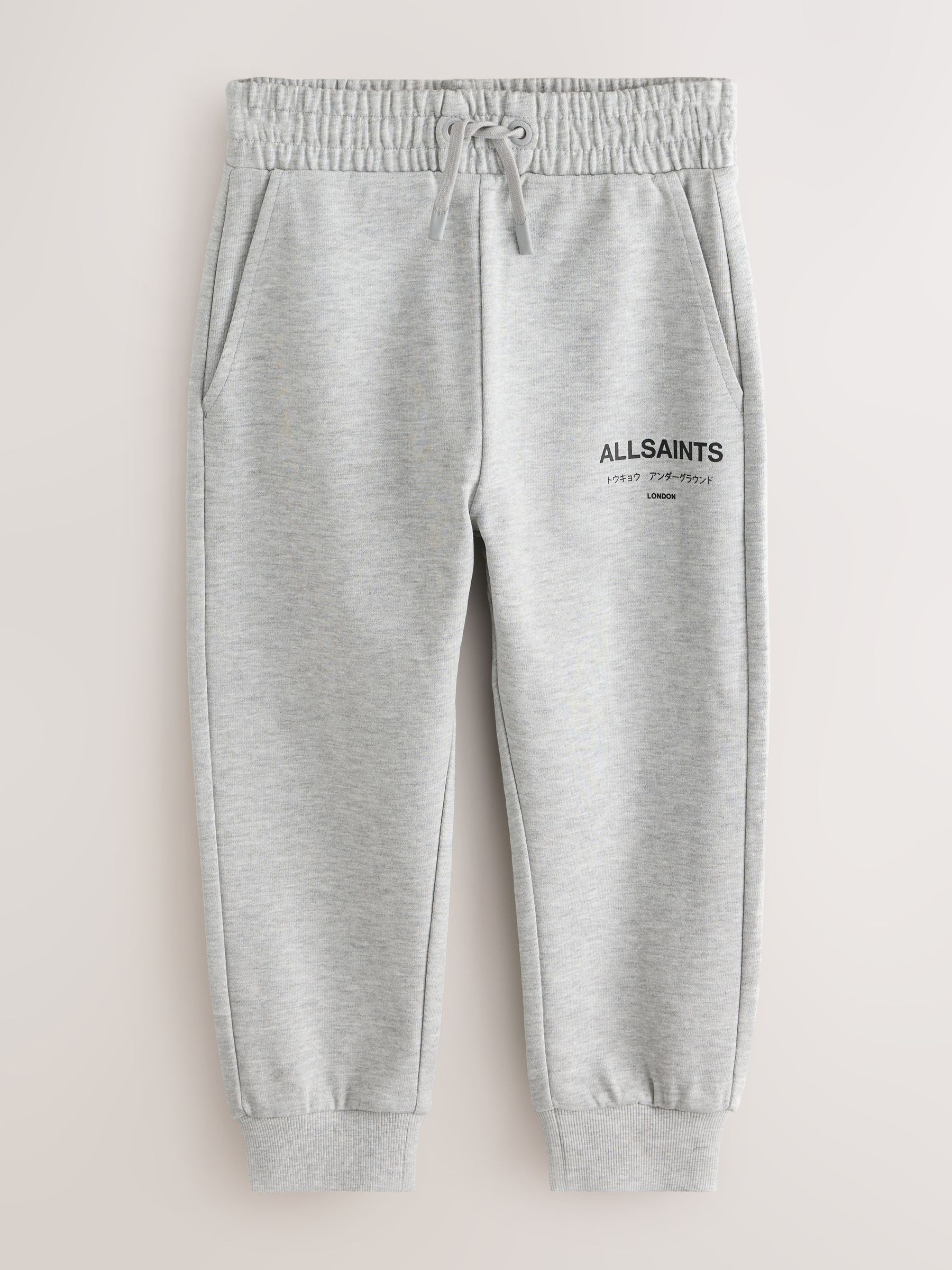 Dsiney Kidz - smALLSAINTS Grey Underground Straight Cuffed Cotton Joggers image 8