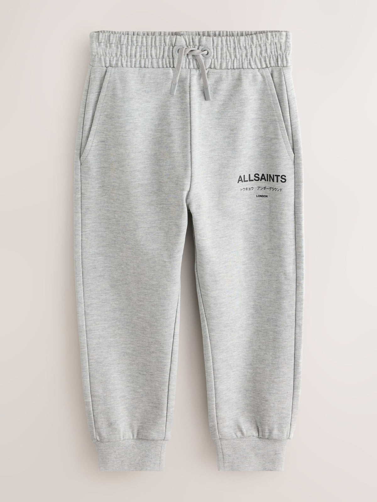 Dsiney Kidz - smALLSAINTS Grey Underground Straight Cuffed Cotton Joggers image 8