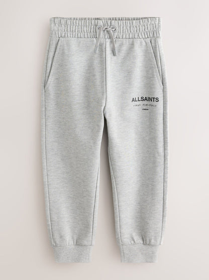 Dsiney Kidz - smALLSAINTS Grey Underground Straight Cuffed Cotton Joggers image 8