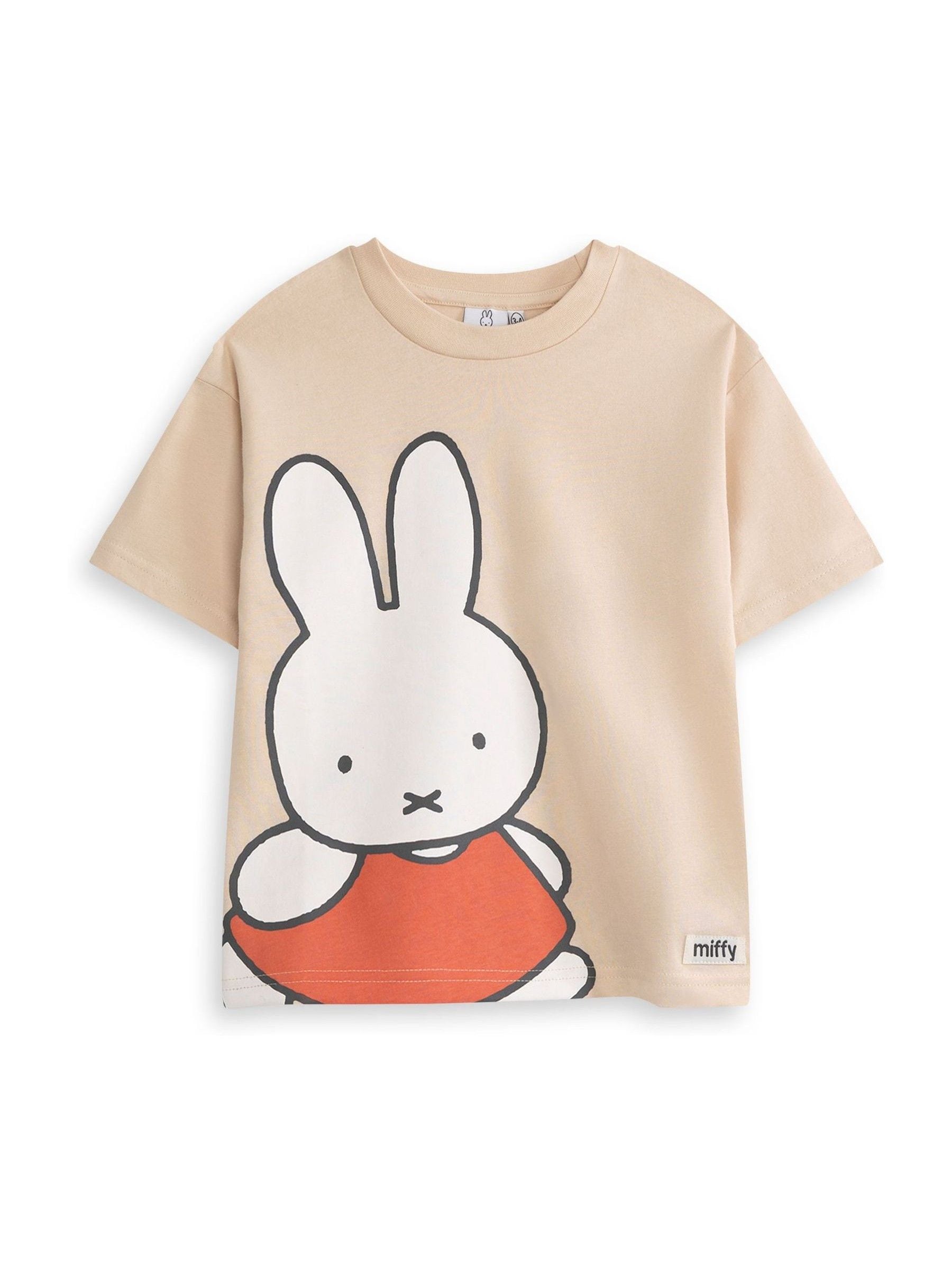 Dsiney Kidz - Vanilla Underground Brown Miffy Character Face Short Sleeved T-Shirt image 1