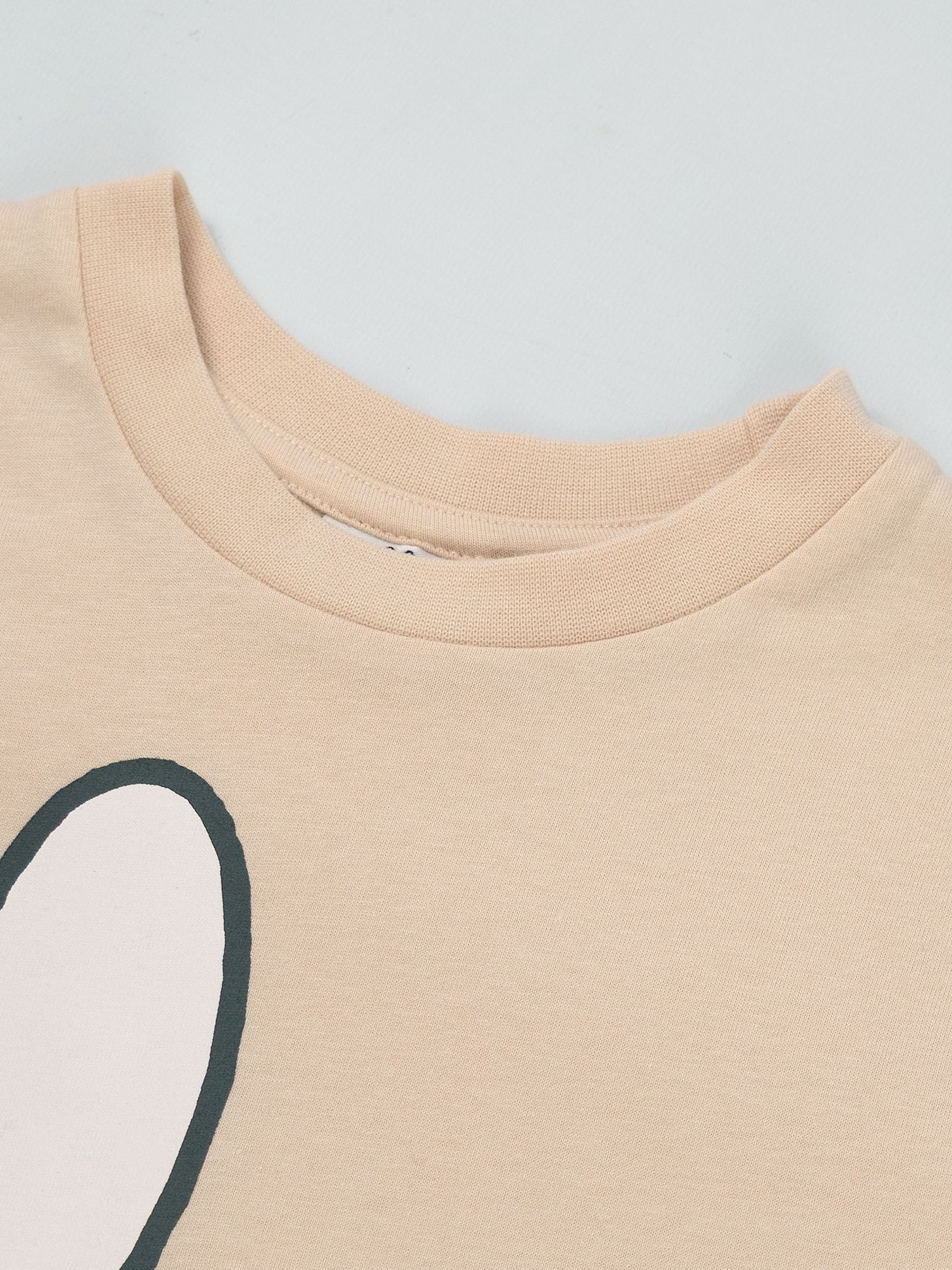Dsiney Kidz - Vanilla Underground Brown Miffy Character Face Short Sleeved T-Shirt image 4
