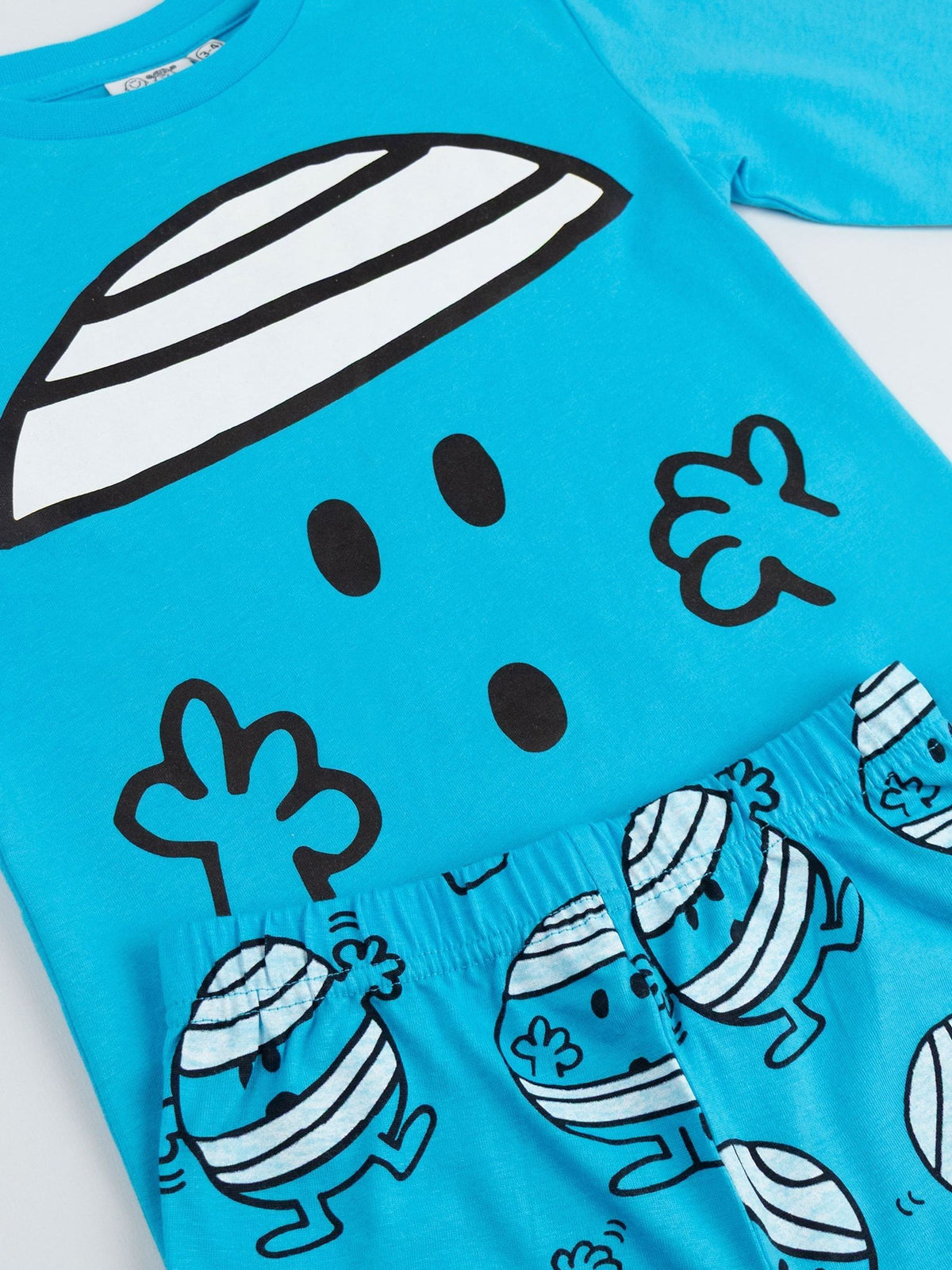 Vanilla Underground Blue Mr. Bump Long Sleeve Leg Pyjamas Set image 5