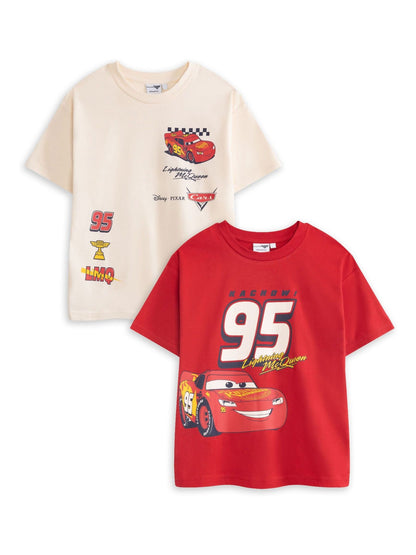 Dsiney Kidz - Vanilla Underground Red McQueen Short-Sleeved T-Shirts 2 Pack image 1