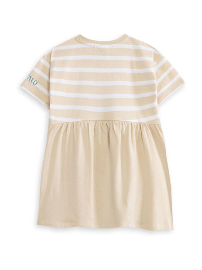 Vanilla Underground Brown Gruffalo & Friends Stripe Dress image 3