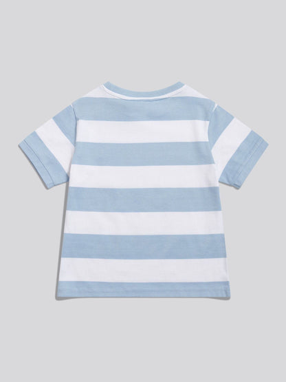 Dsiney Kidz - U.S. Polo Assn Blue Stripe Logo T-Shirt image 6