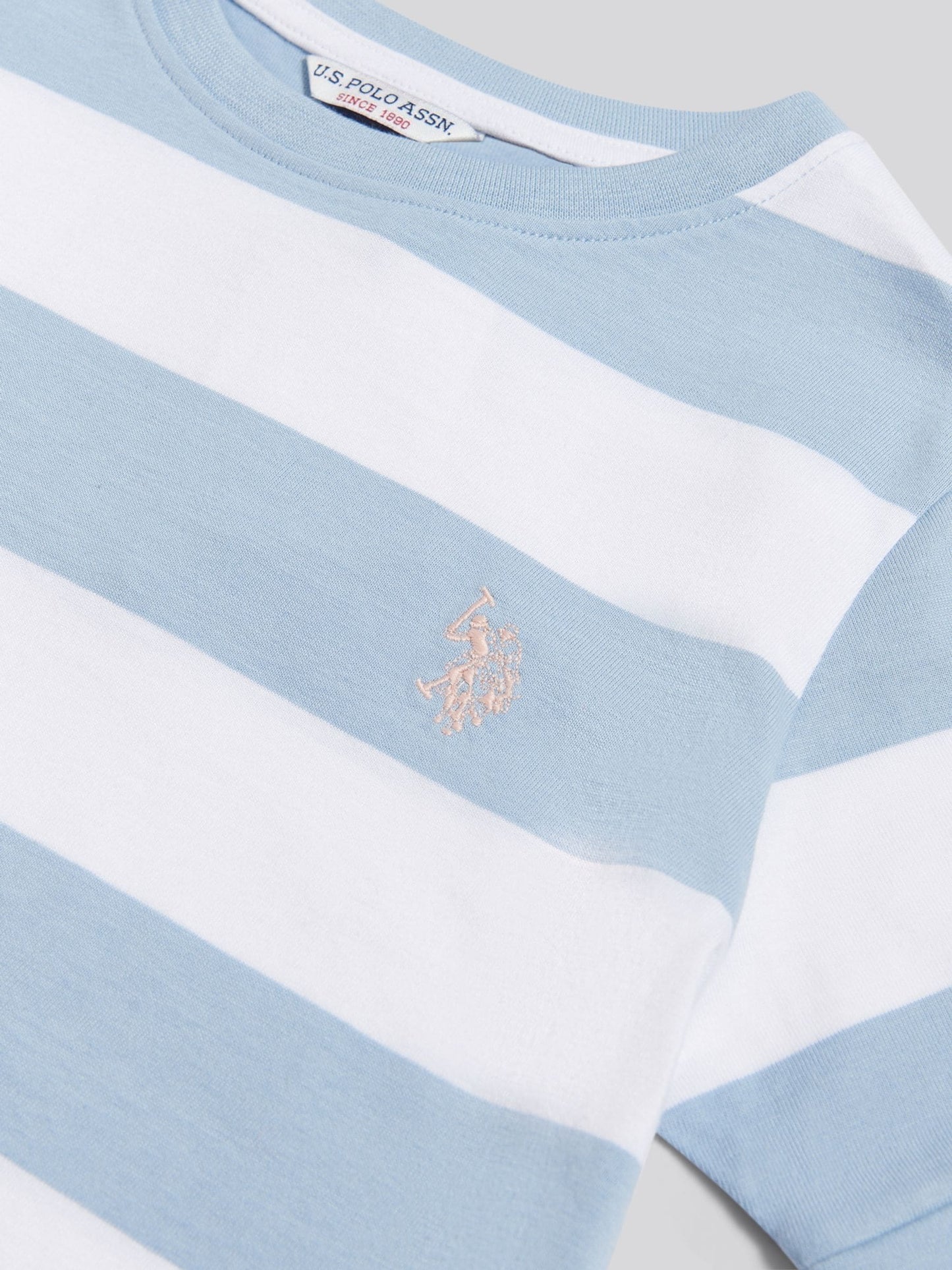 Dsiney Kidz - U.S. Polo Assn Blue Stripe Logo T-Shirt image 7