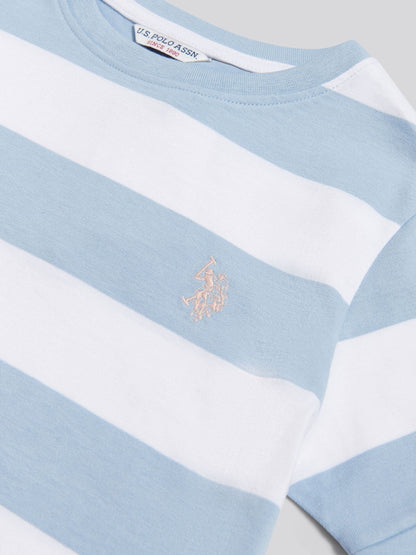 Dsiney Kidz - U.S. Polo Assn Blue Stripe Logo T-Shirt image 7