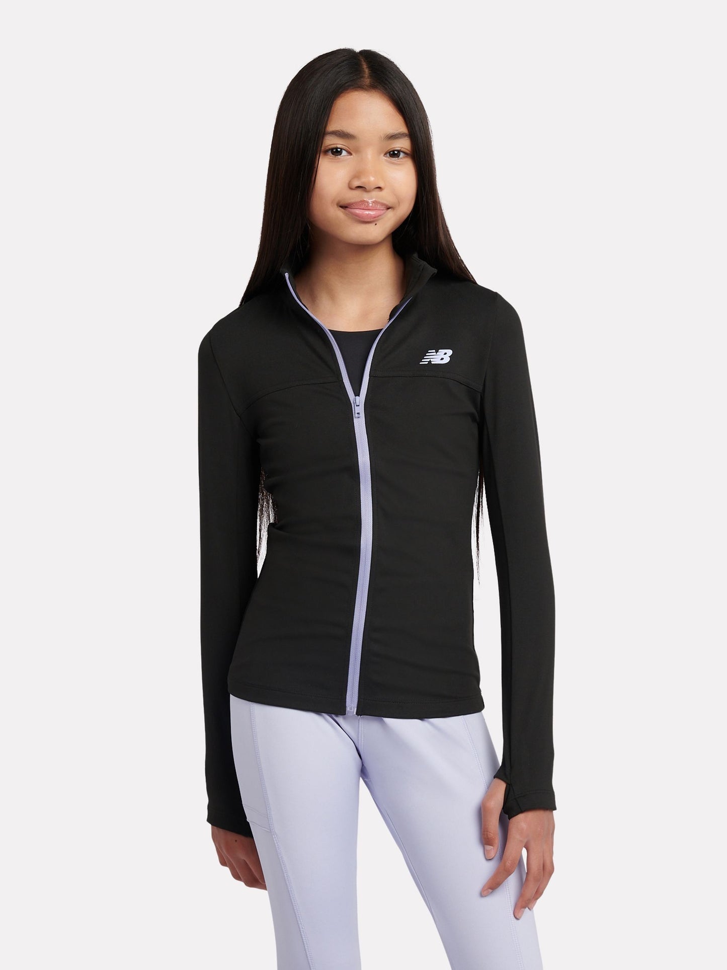 Dsiney Kidz - New Balance Black Performance Zip Funnel Jacket image 1