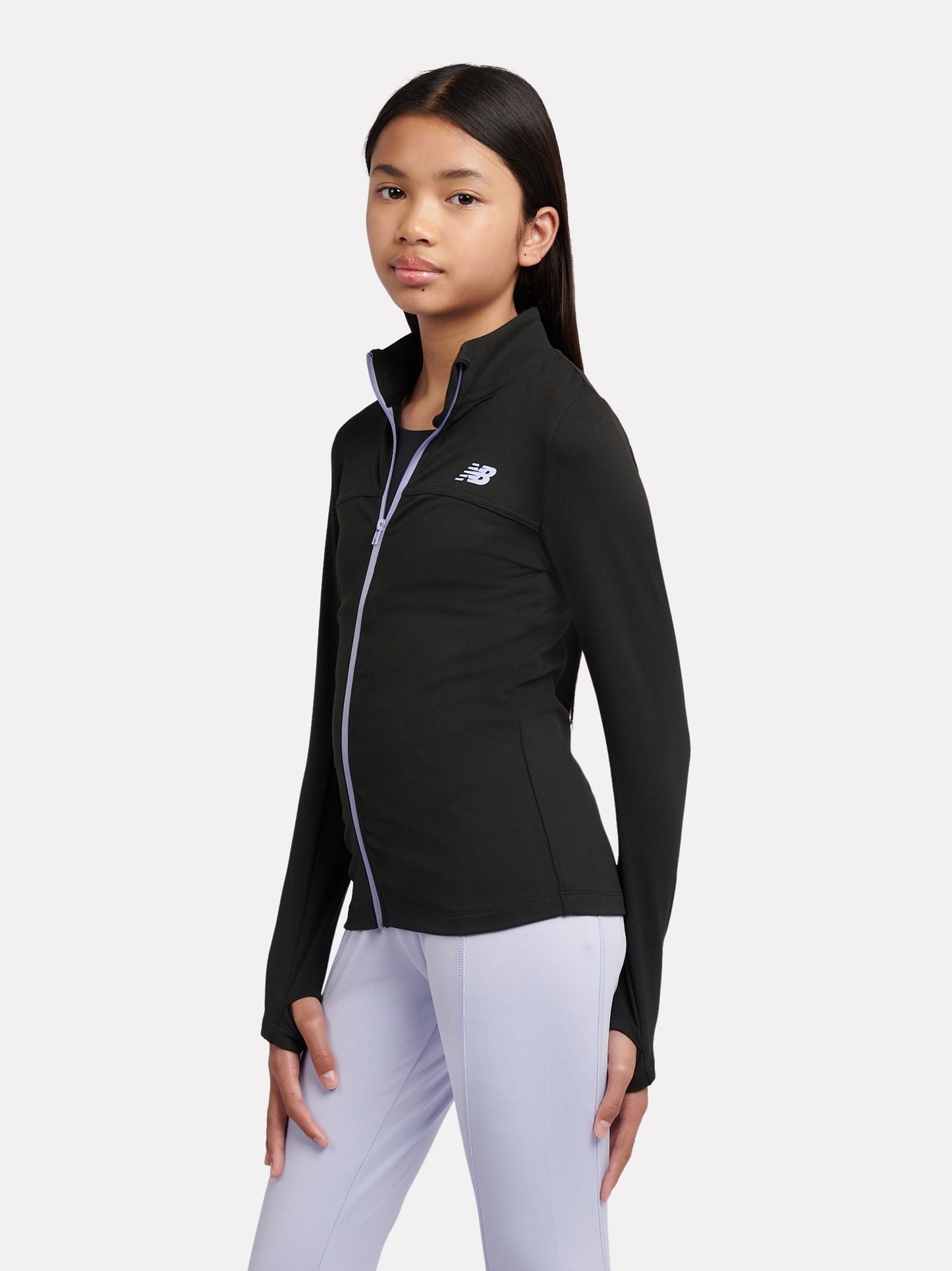 Dsiney Kidz - New Balance Black Performance Zip Funnel Jacket image 2