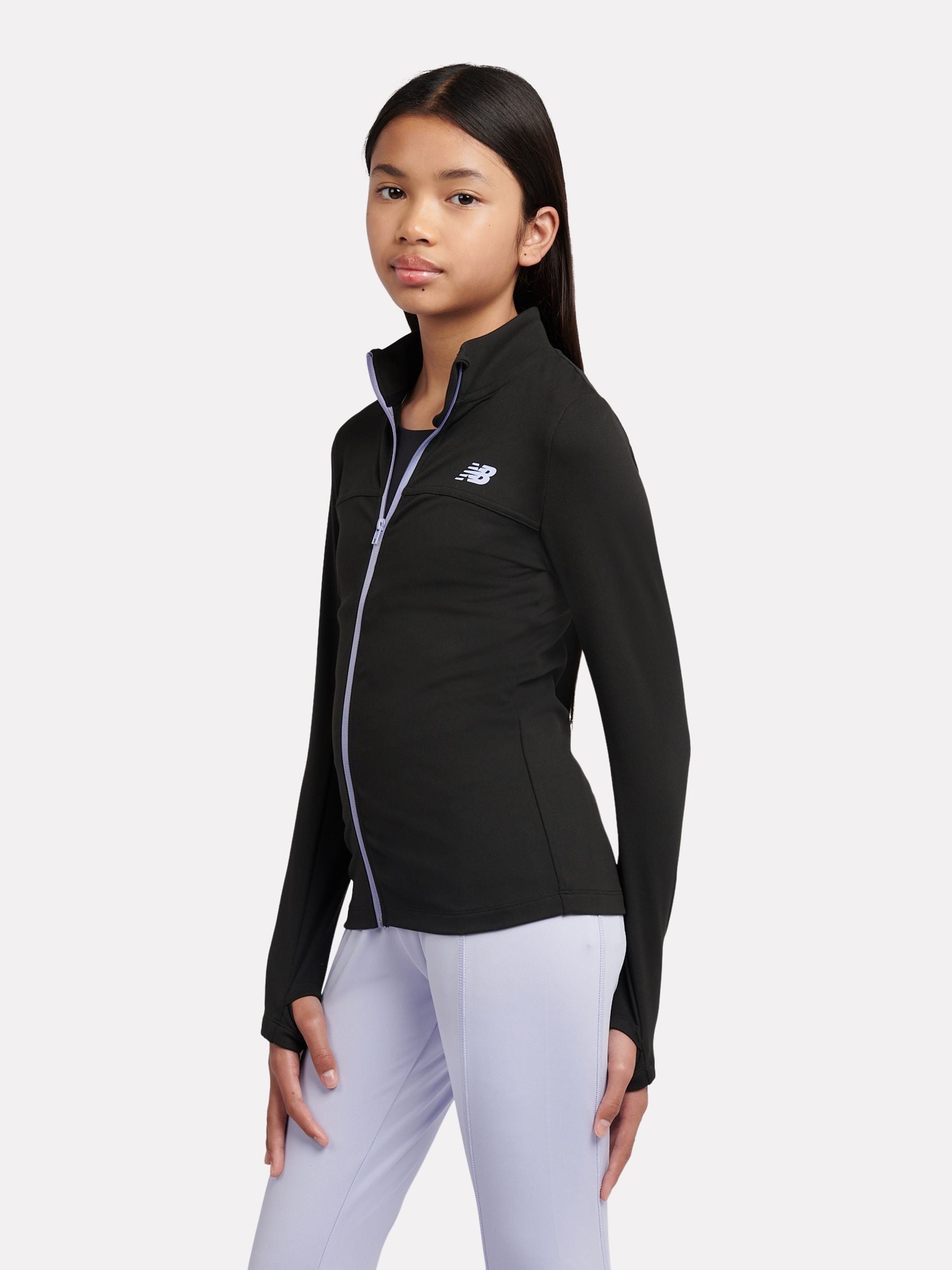Dsiney Kidz - New Balance Black Performance Zip Funnel Jacket image 2