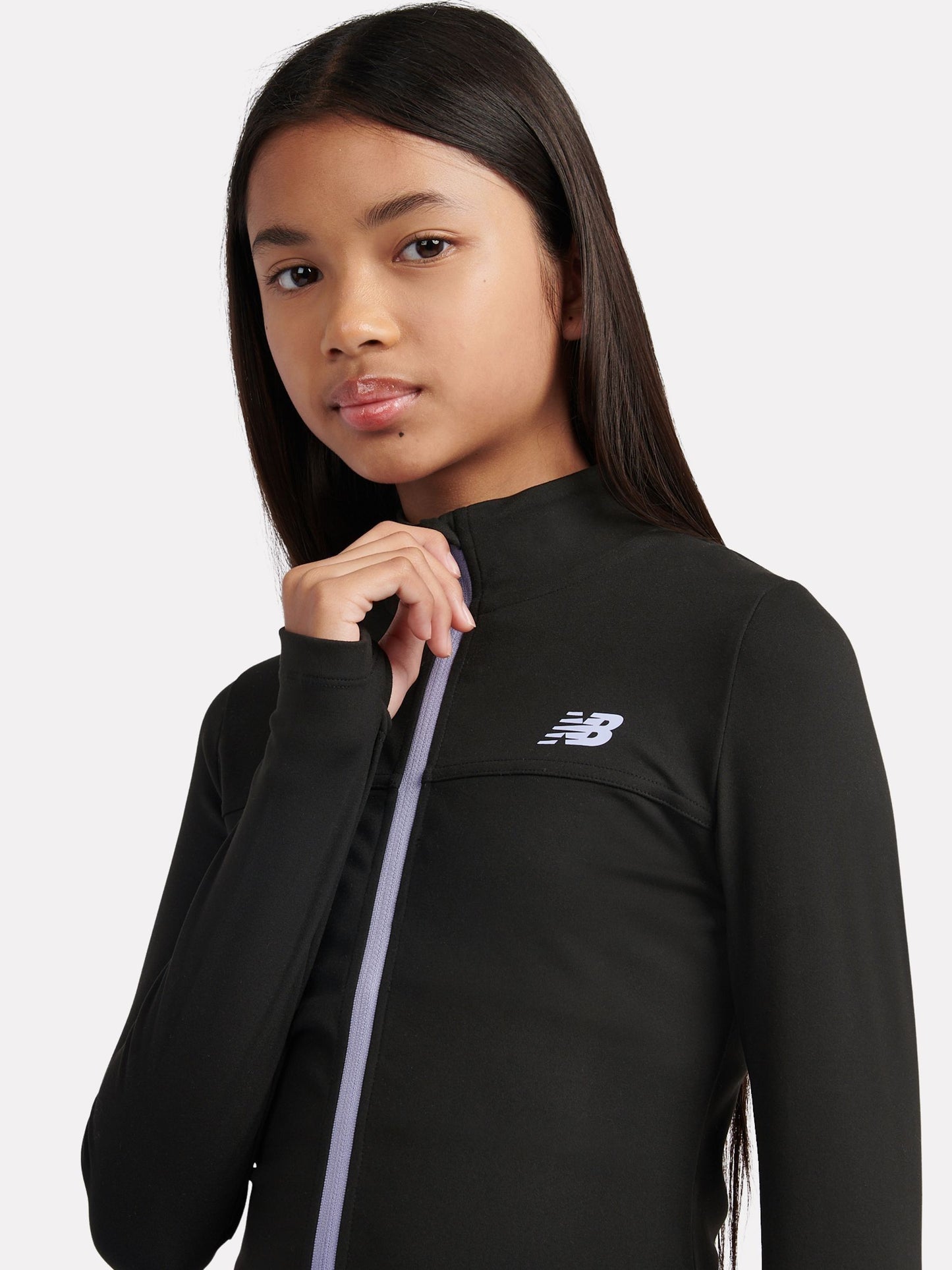 Dsiney Kidz - New Balance Black Performance Zip Funnel Jacket image 4