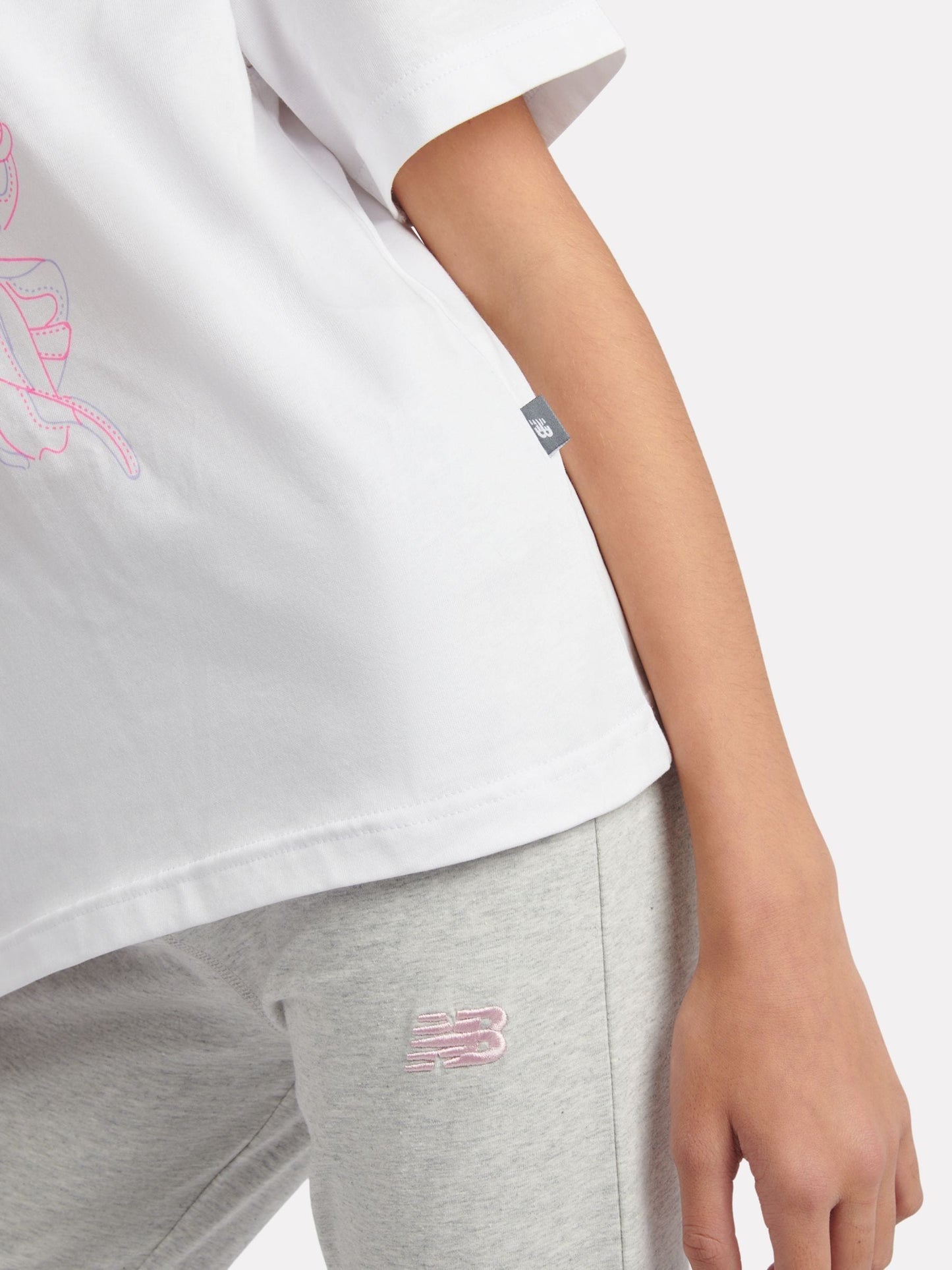 Dsiney Kidz - New Balance White Prefer To Fly Butterfly Graphic T-Shirt image 6