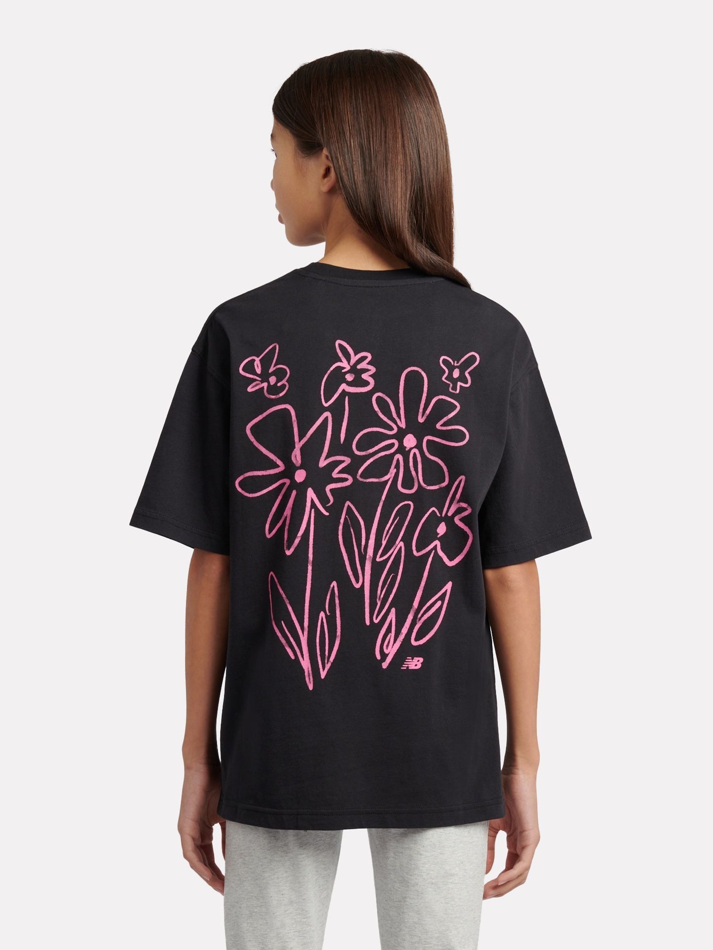 Dsiney Kidz - New Balance Black Athletics Graffiti Graphic T-Shirt image 3