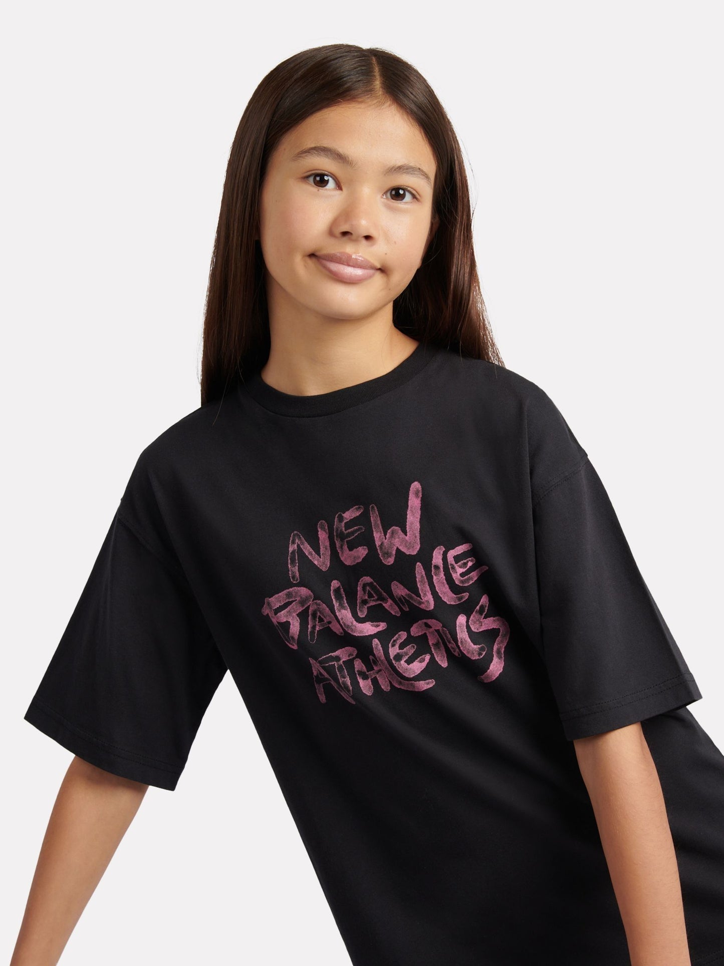 Dsiney Kidz - New Balance Black Athletics Graffiti Graphic T-Shirt image 6