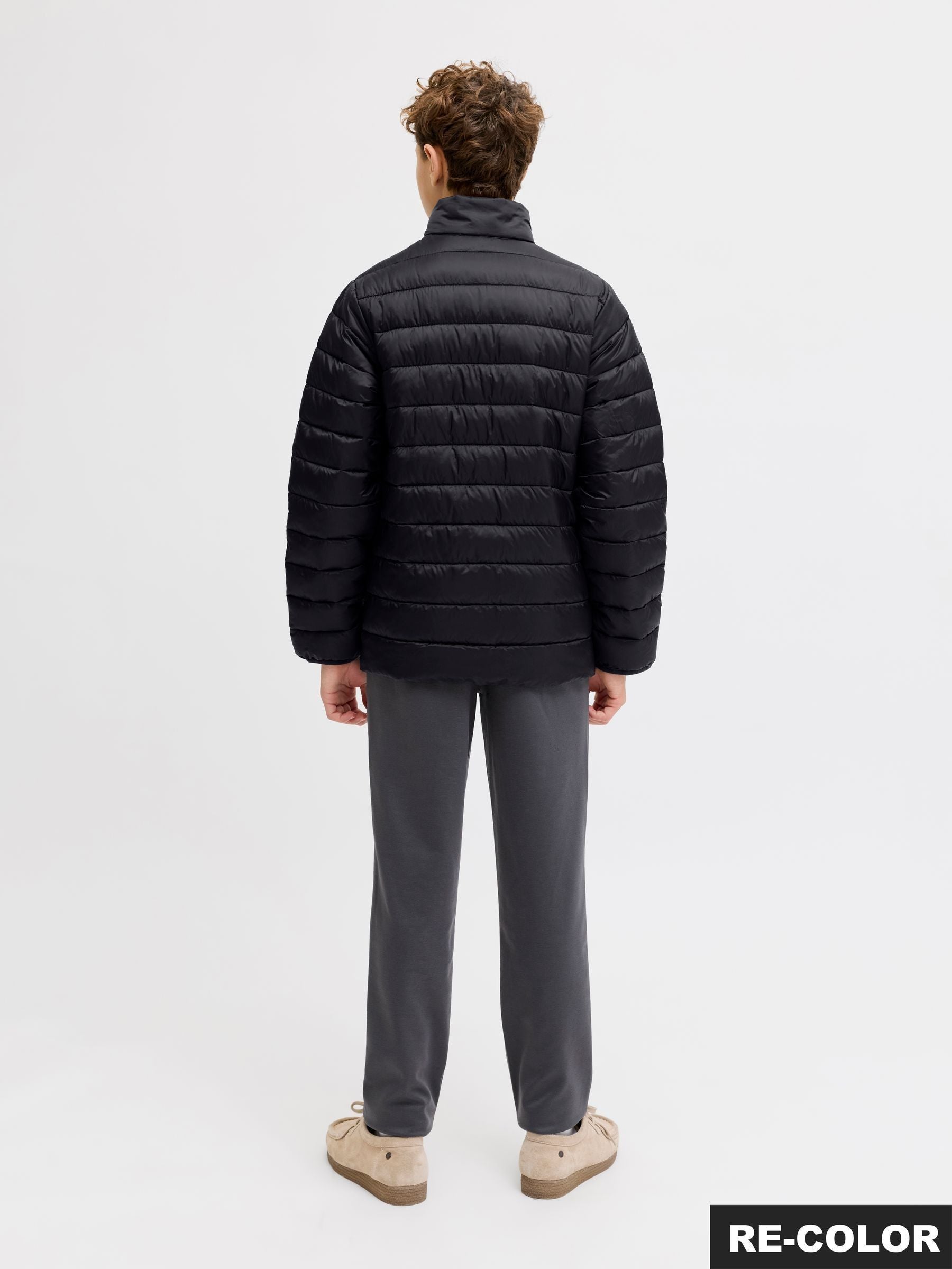 Dsiney Kidz - JACK & JONES Junior Black Light Puffer Jacket image 2