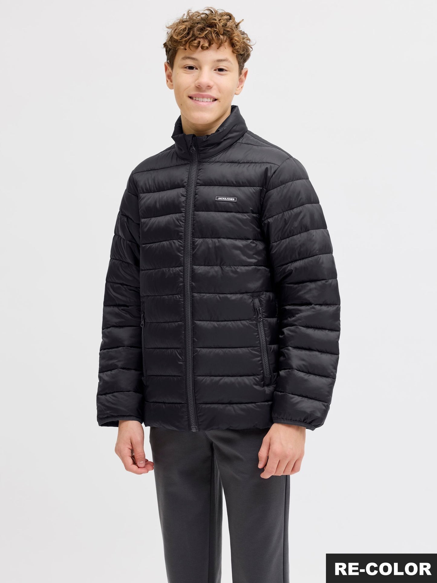Dsiney Kidz - JACK & JONES Junior Black Light Puffer Jacket image 3