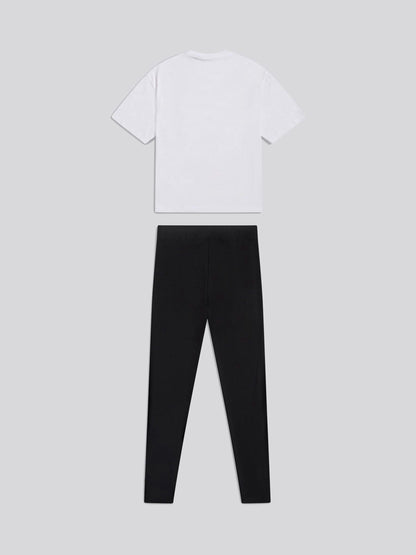 Dsiney Kidz - Juicy Couture White Diamante T-Shirt & Leggings Set image 2