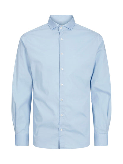 Dsiney Kidz - JACK & JONES Junior Blue Stretch Long Sleeve Shirt image 4