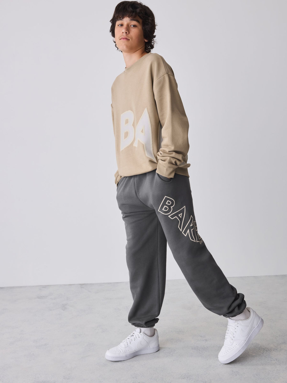 Baker by Ted Baker Stone Oversized Sweatshirt and Joggers Set - image 1