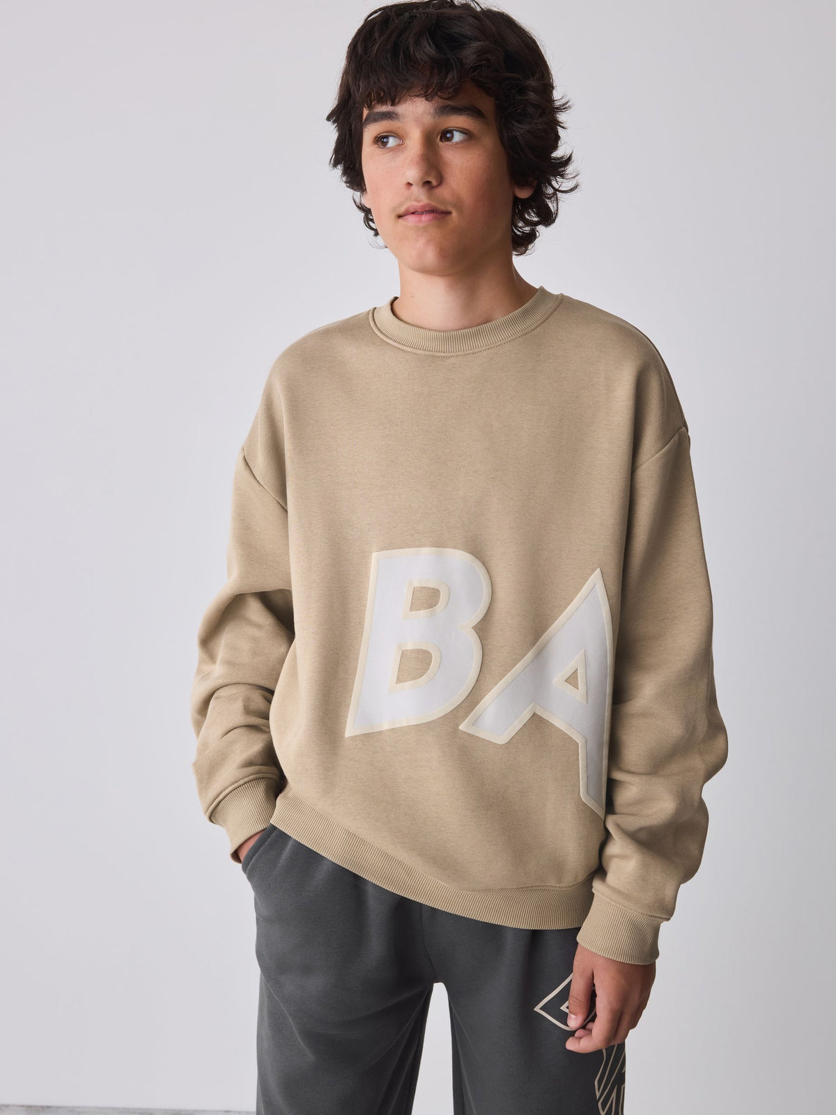 Baker by Ted Baker Stone Oversized Sweatshirt and Joggers Set - image 4