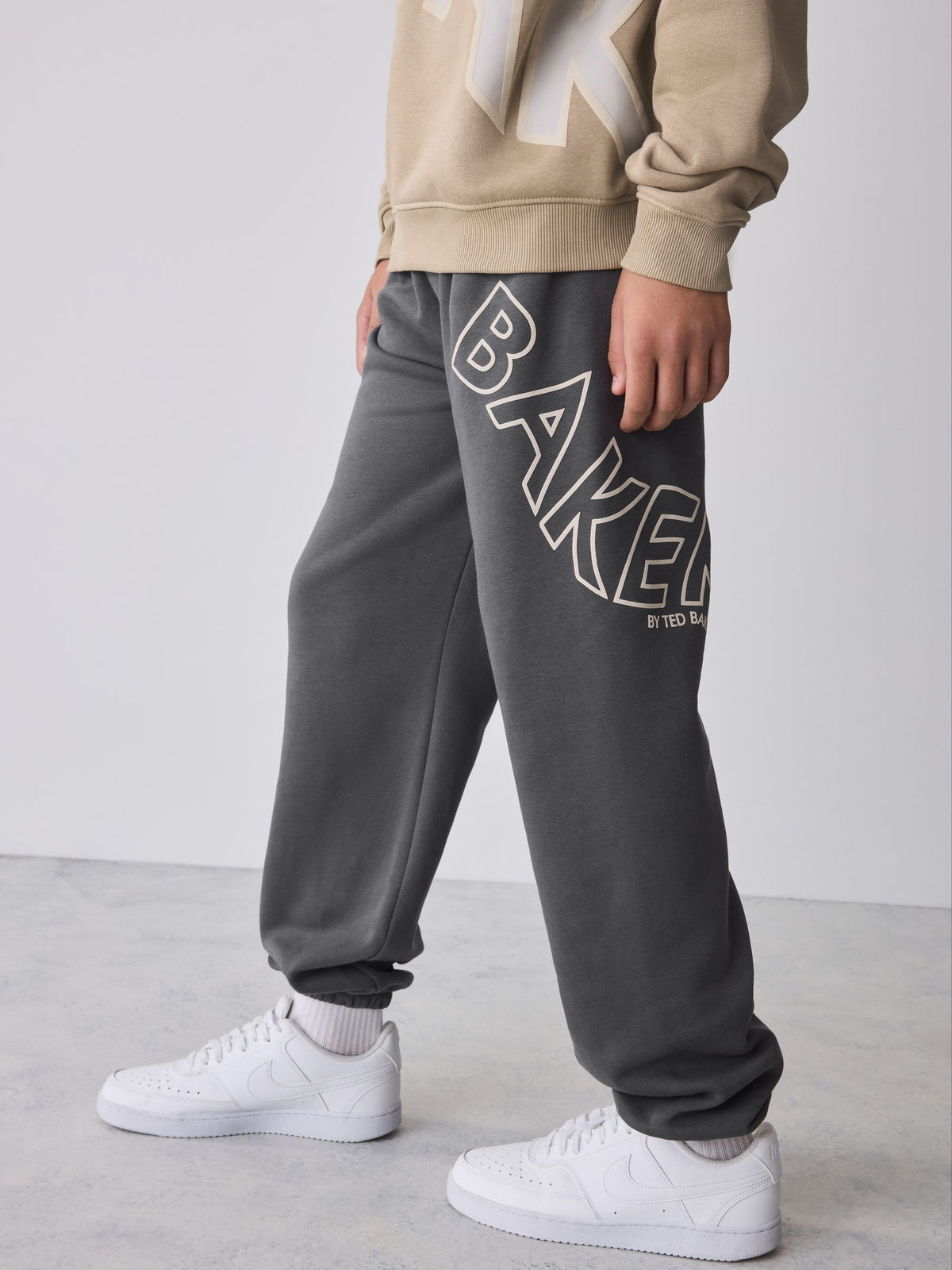 Baker by Ted Baker Stone Oversized Sweatshirt and Joggers Set - image 5