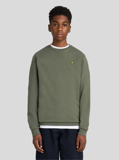 Dsiney Kidz - Lyle & Scott Green Crew Neck Boys Sweatshirt image 1