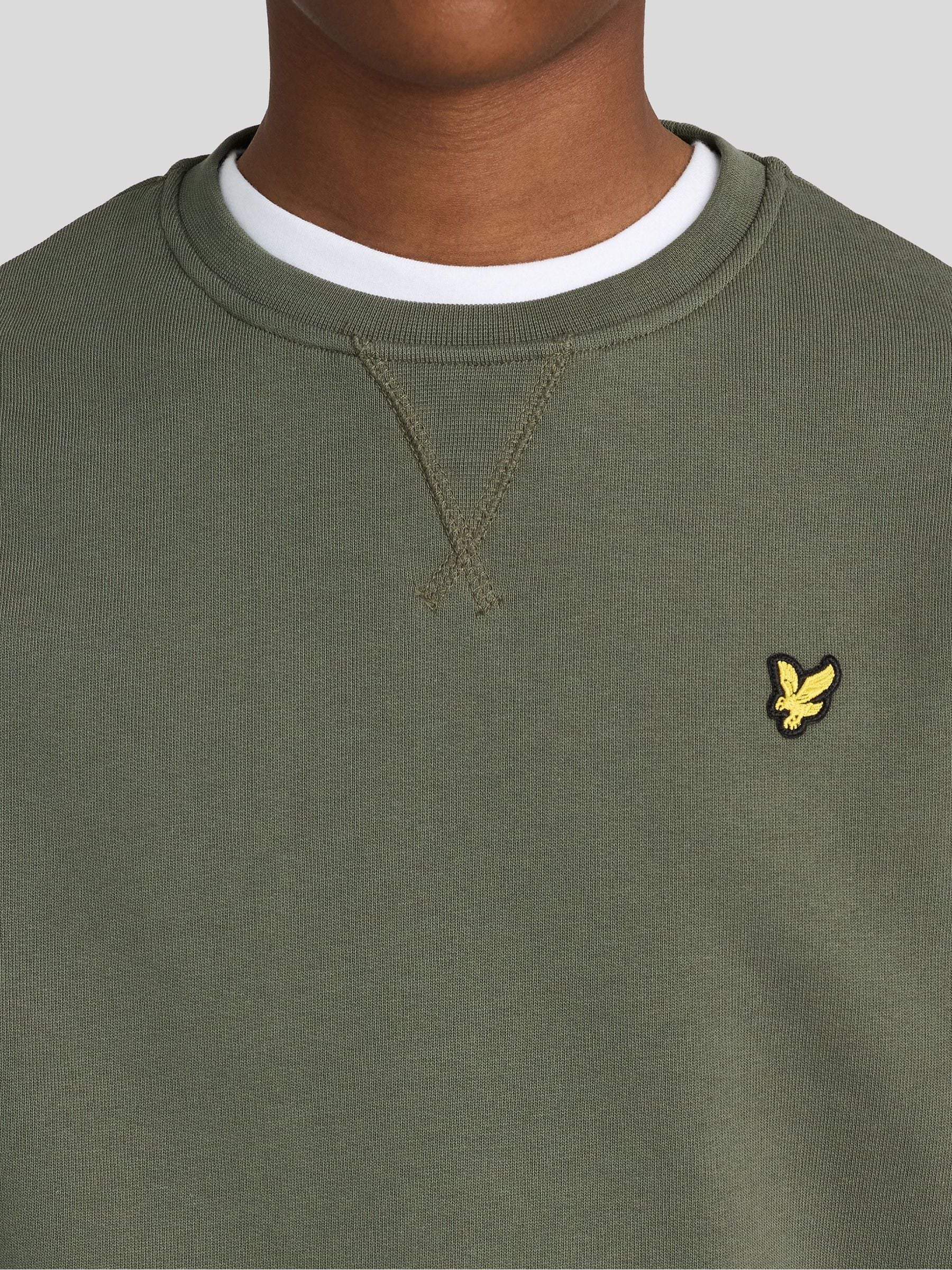 Dsiney Kidz - Lyle & Scott Green Crew Neck Boys Sweatshirt image 3