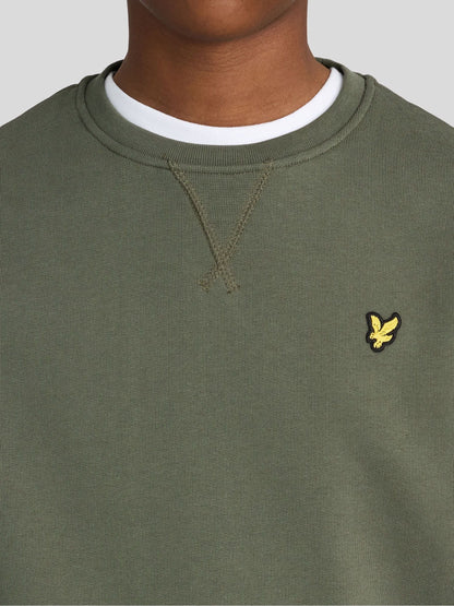 Dsiney Kidz - Lyle & Scott Green Crew Neck Boys Sweatshirt image 3