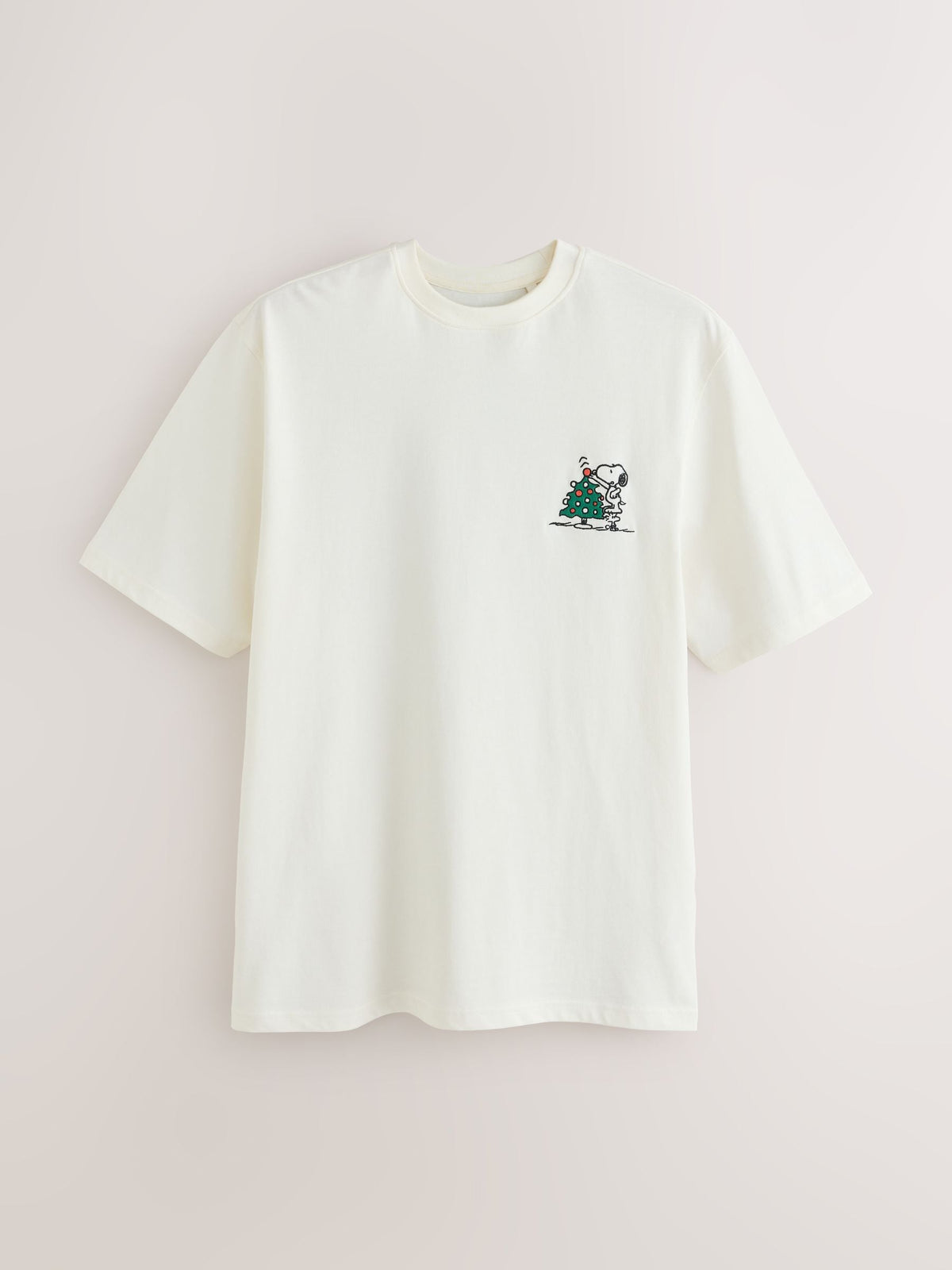 White Snoopy Comic Strip Christmas T-Shirt - image 6