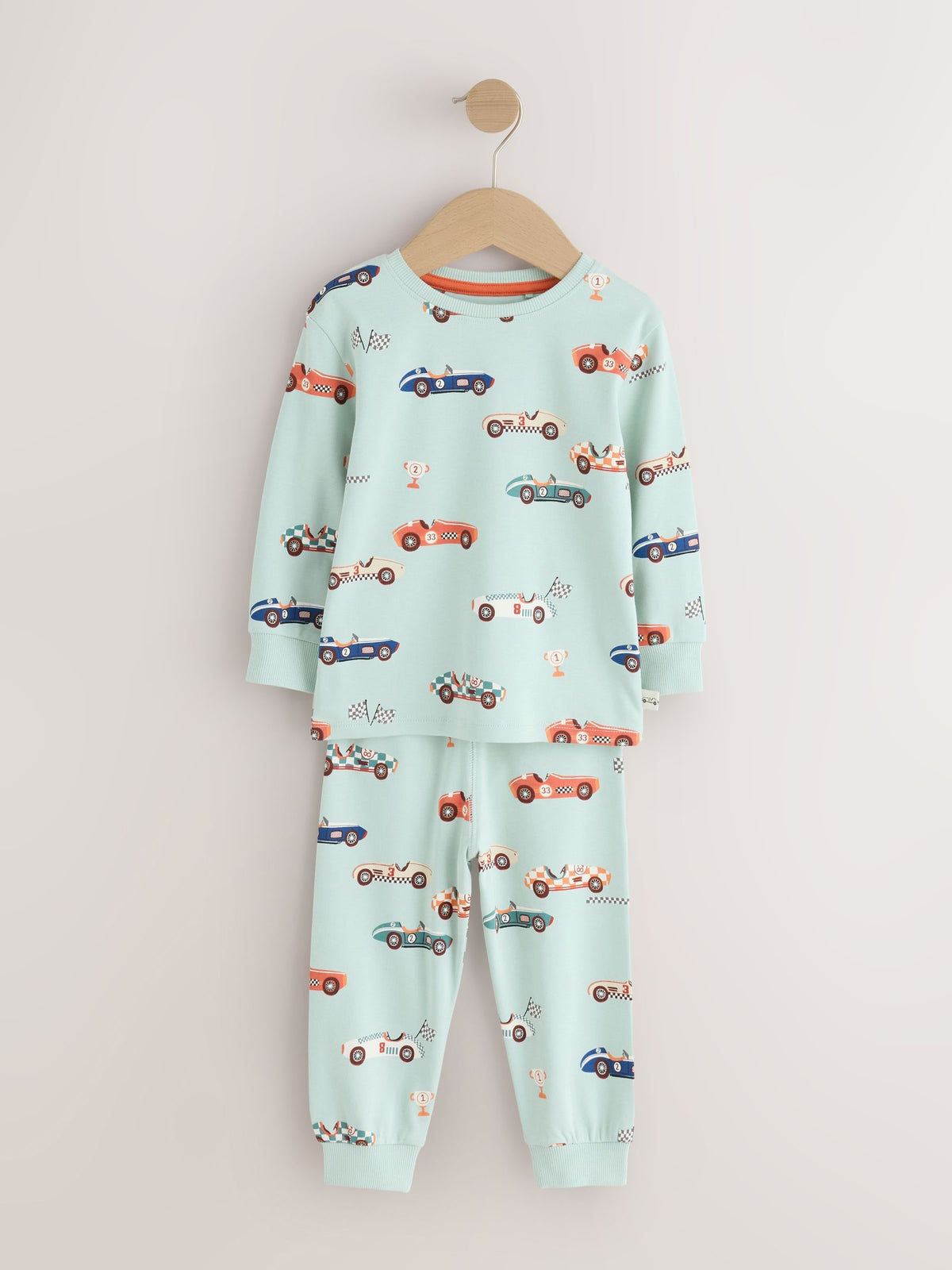 Dsiney Kidz - Red/Blue Race Car Relaxed Snuggle Pyjamas 3 Pack (9mths-10yrs) image 4