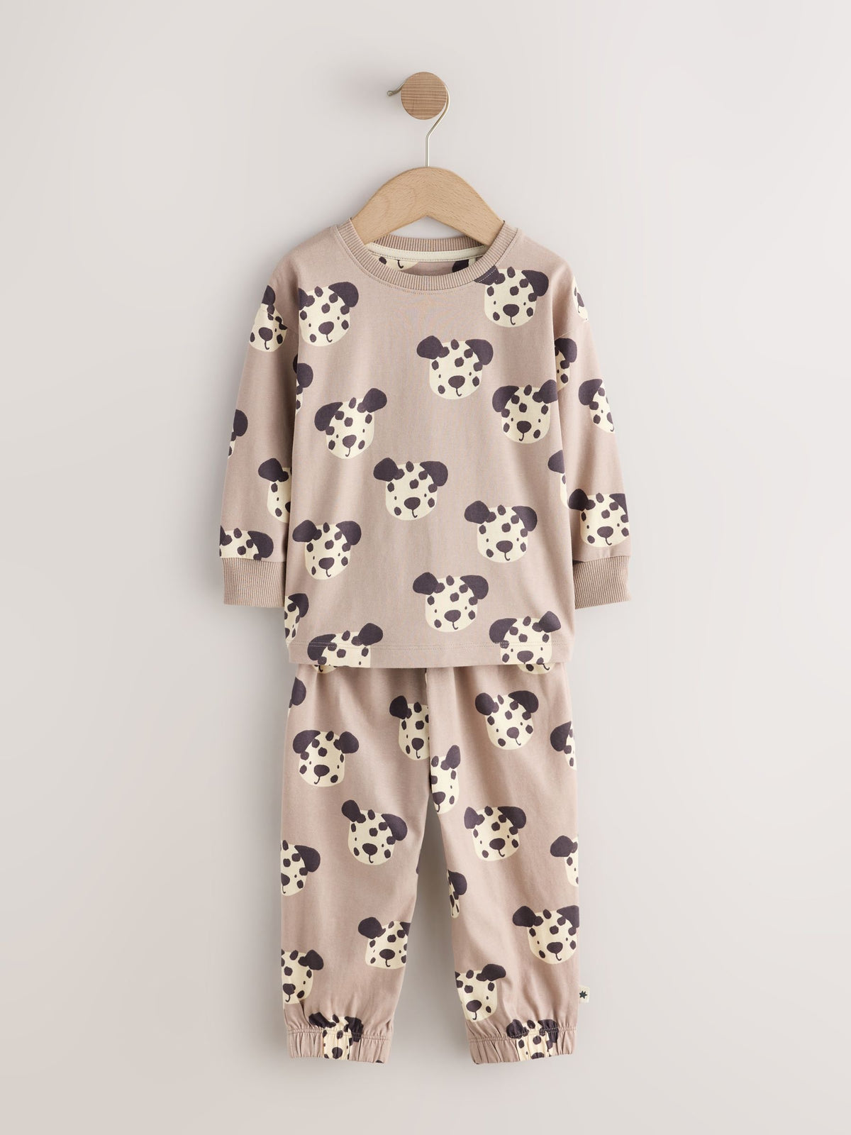 Ecru/Charcoal Mono Dog Oversized Pyjamas 3 Pack (9mths-10yrs) - image 3