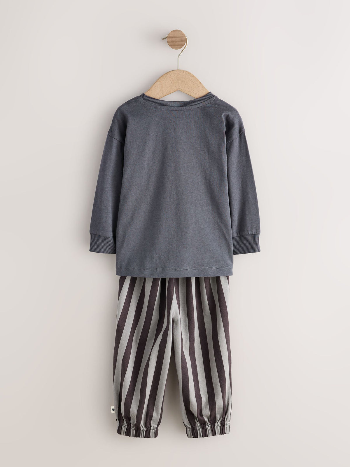 Ecru/Charcoal Mono Dog Oversized Pyjamas 3 Pack (9mths-10yrs) - image 5