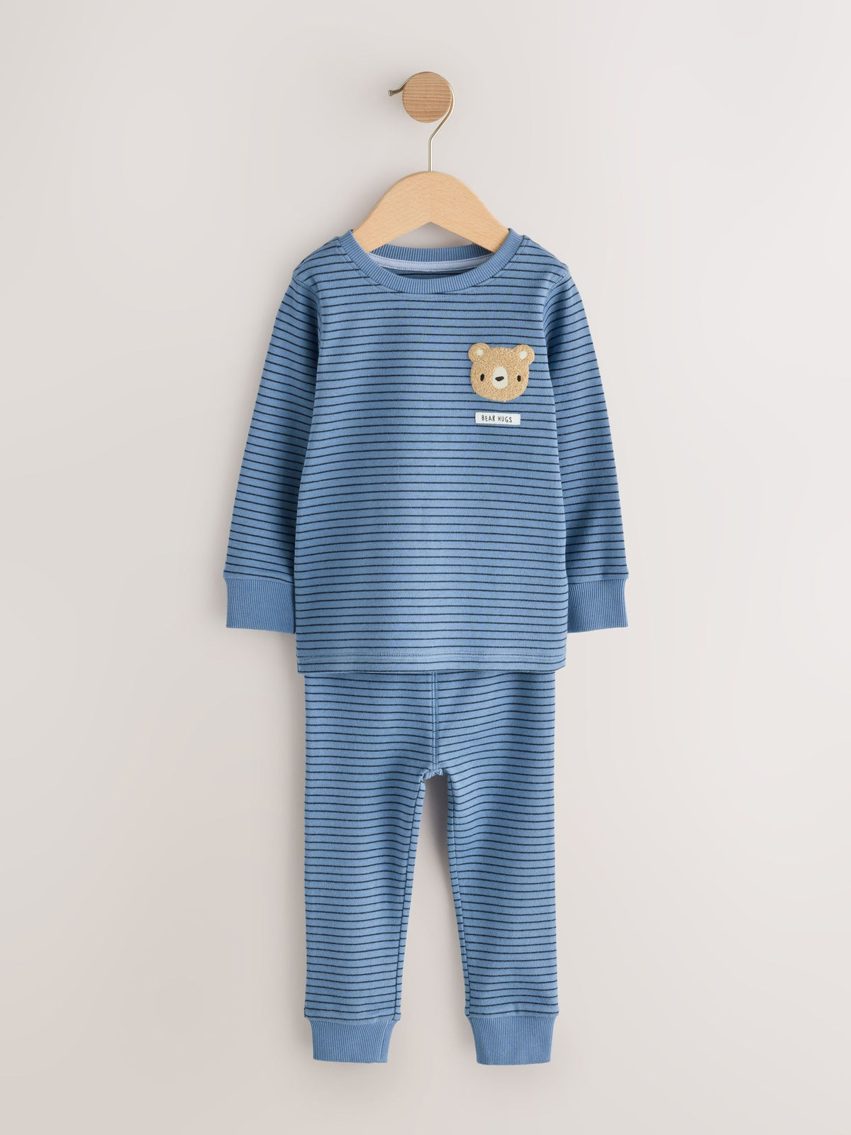 Navy/Ecru Bears Snuggle Pyjamas 3 Pack (9mths-6yrs) - image 2