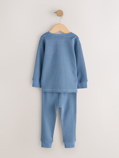 Navy/Ecru Bears Snuggle Pyjamas 3 Pack (9mths-6yrs) - image 5