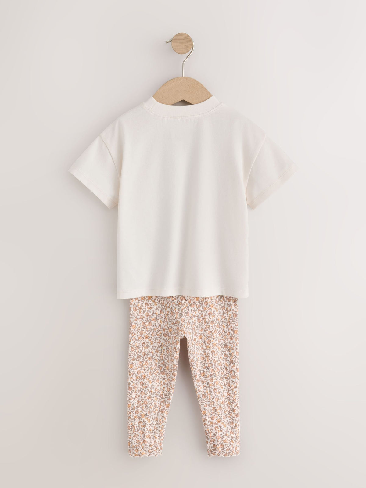 Dsiney Kidz - Neutral Bunny Short Sleeve T-Shirt and Leggings Set 4 Piece (3mths-7yrs) image 4