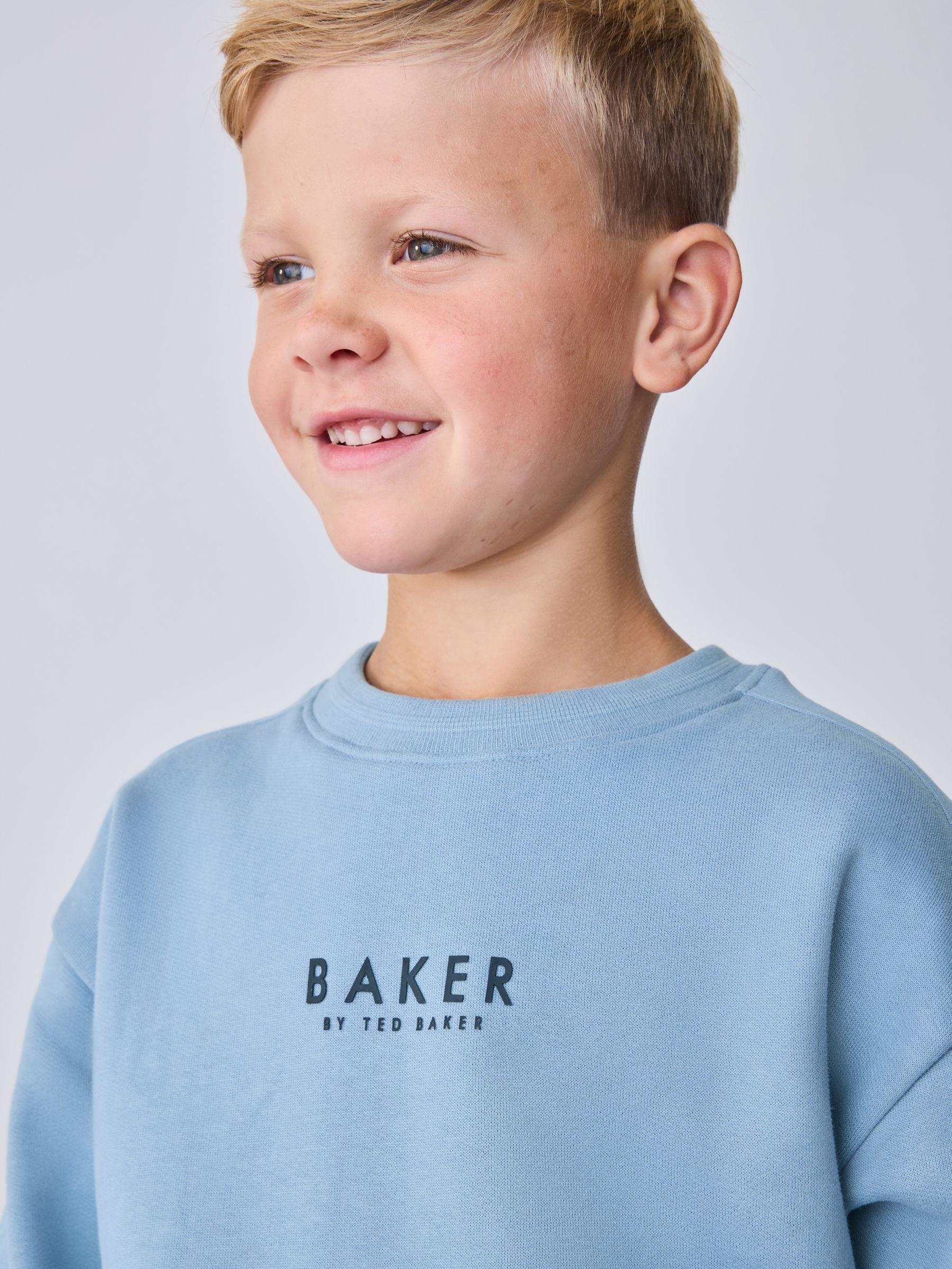 Baker by Ted Baker Mid Blue Sweatshirt and Joggers Set image 5