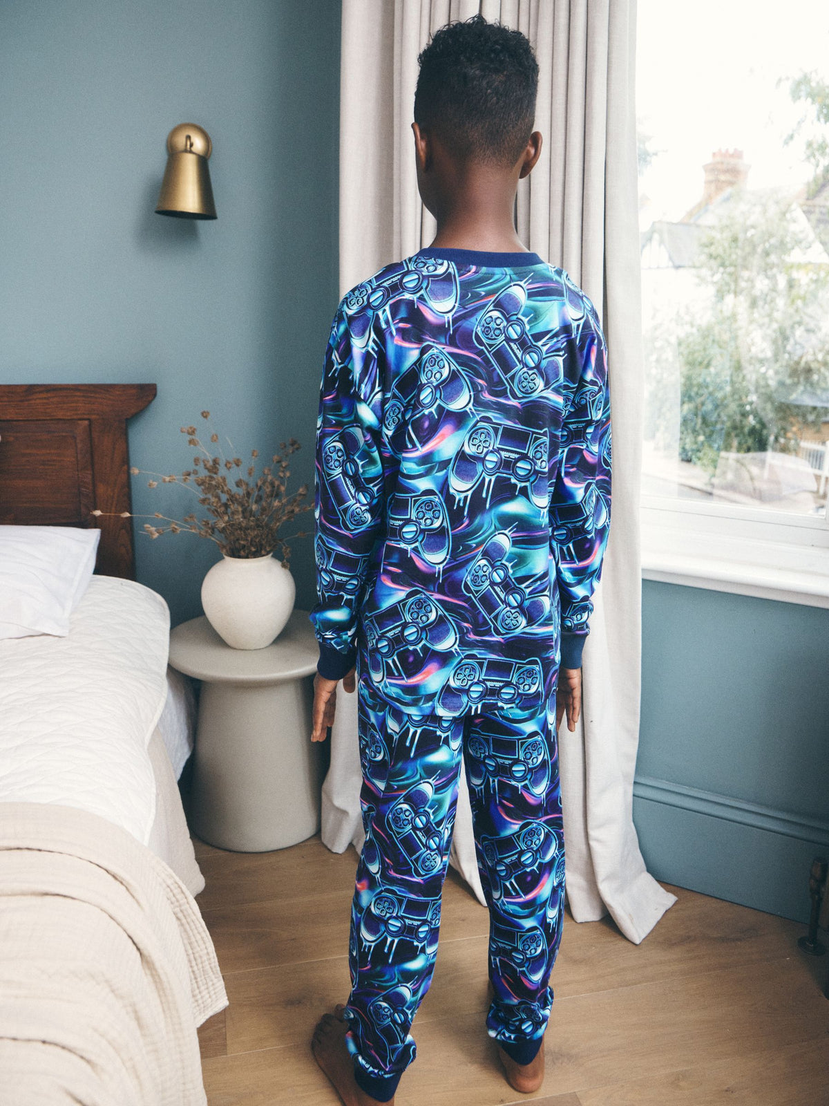 Multi Gamer Joggers Pyjama Set (3-16yrs) - image 4