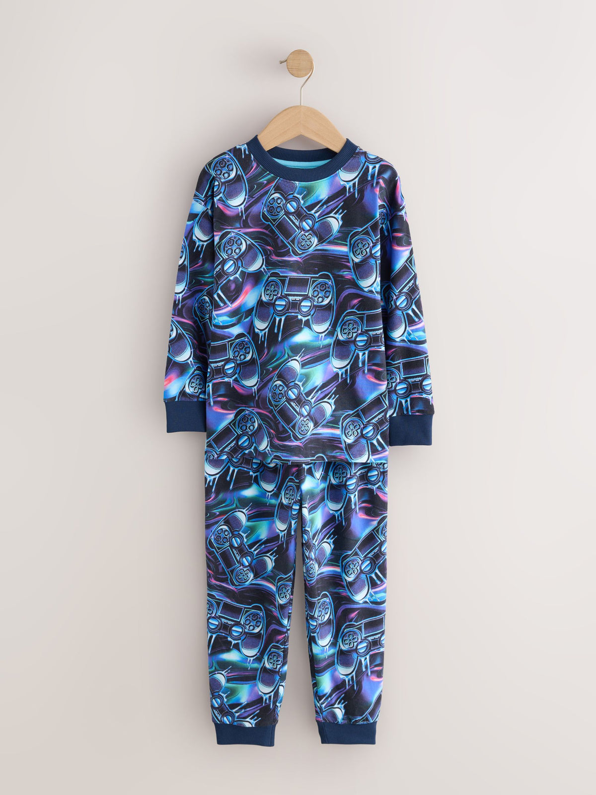 Multi Gamer Joggers Pyjama Set (3-16yrs) - image 5