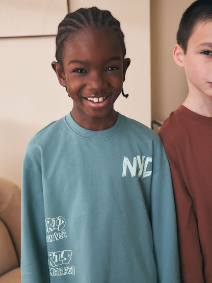 Red/Green Offline Long Sleeve Pyjamas 2 Pack (3-16yrs) - image 4