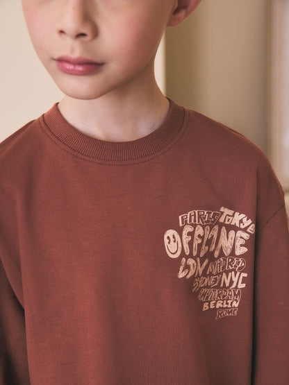 Red/Green Offline Long Sleeve Pyjamas 2 Pack (3-16yrs) - image 5