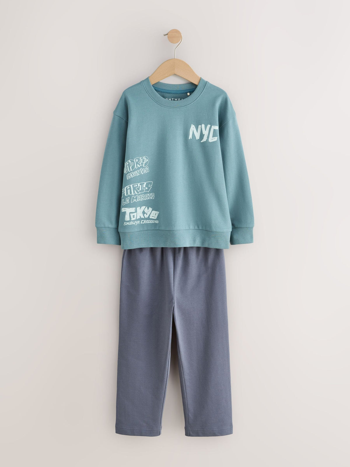 Red/Green Offline Long Sleeve Pyjamas 2 Pack (3-16yrs) - image 8